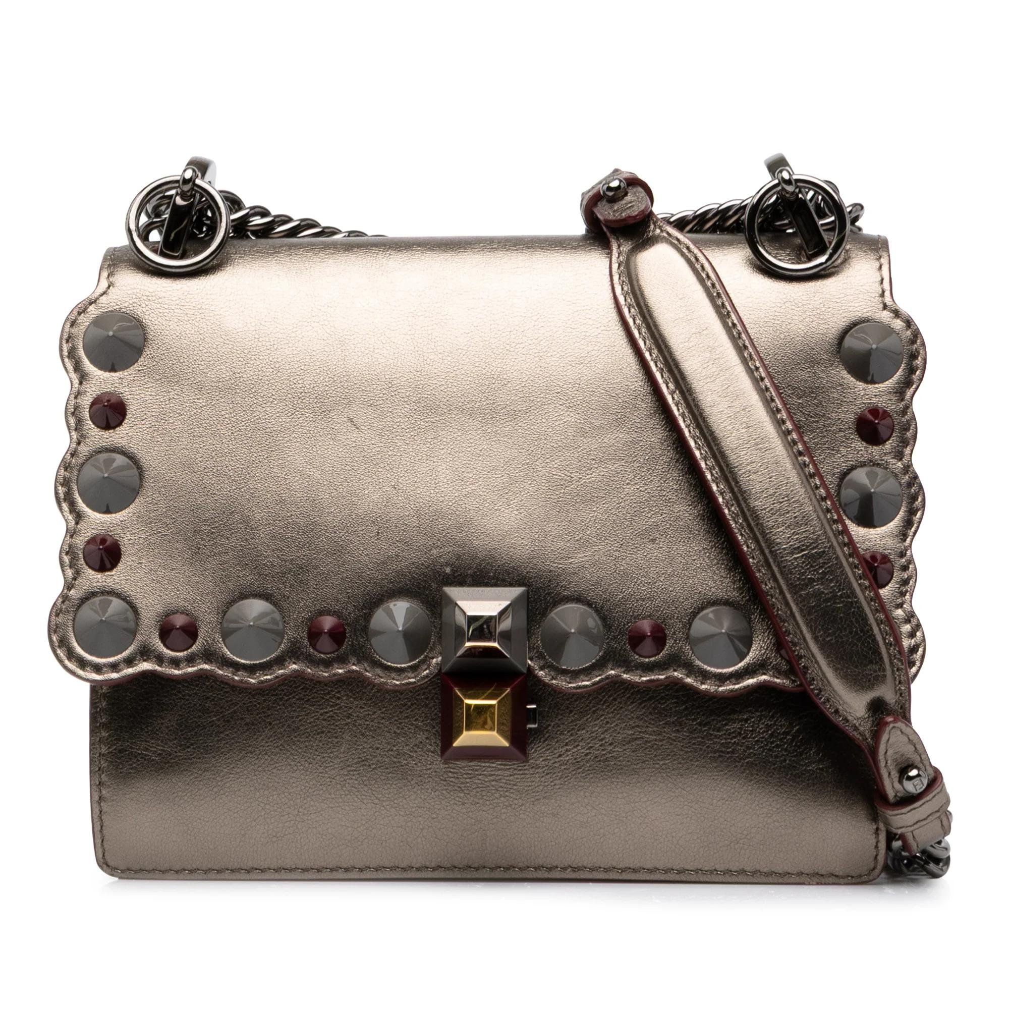 Kan I leather crossbody bag