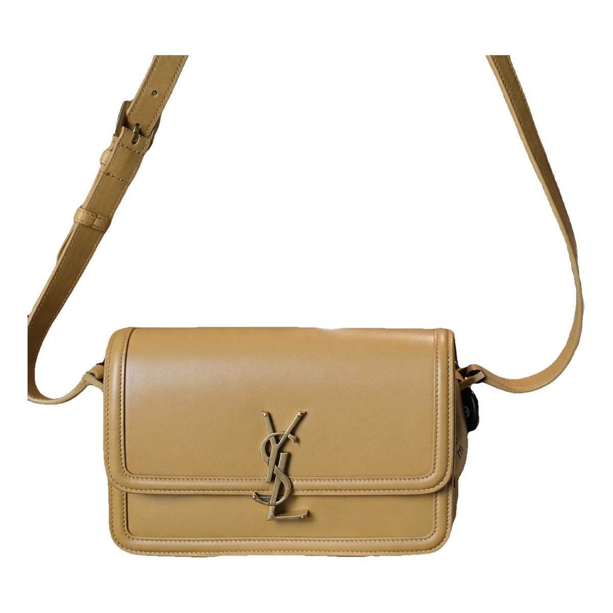 Solférino leather handbag