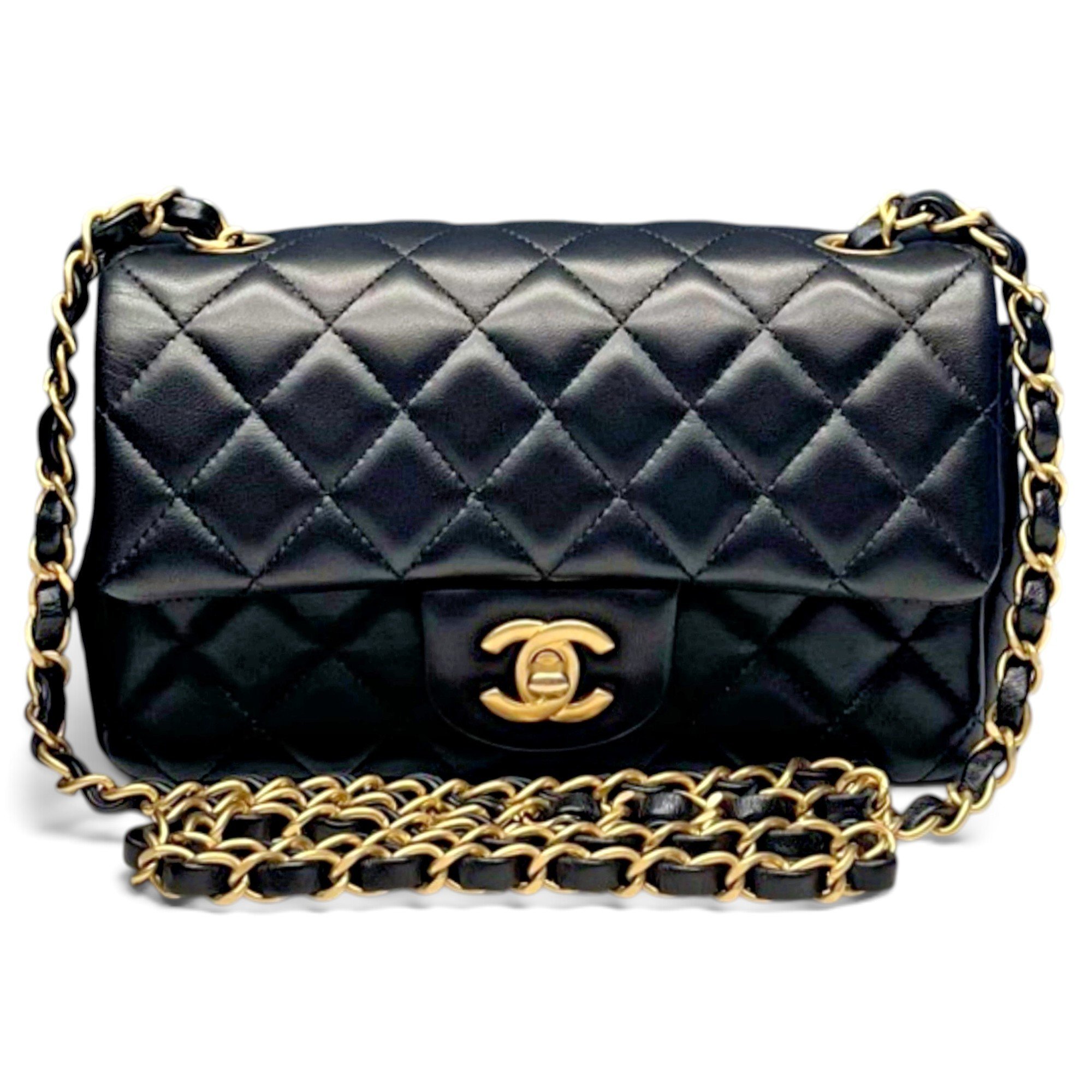 Trapezio leather handbag