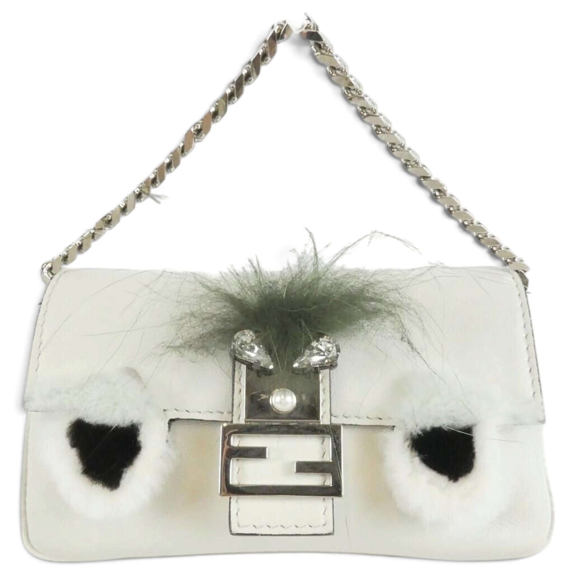 Baguette leather handbag