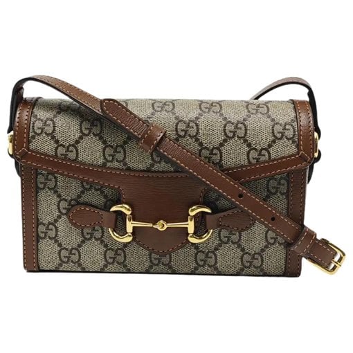 Handle Horsebit 1955 leather mini bag