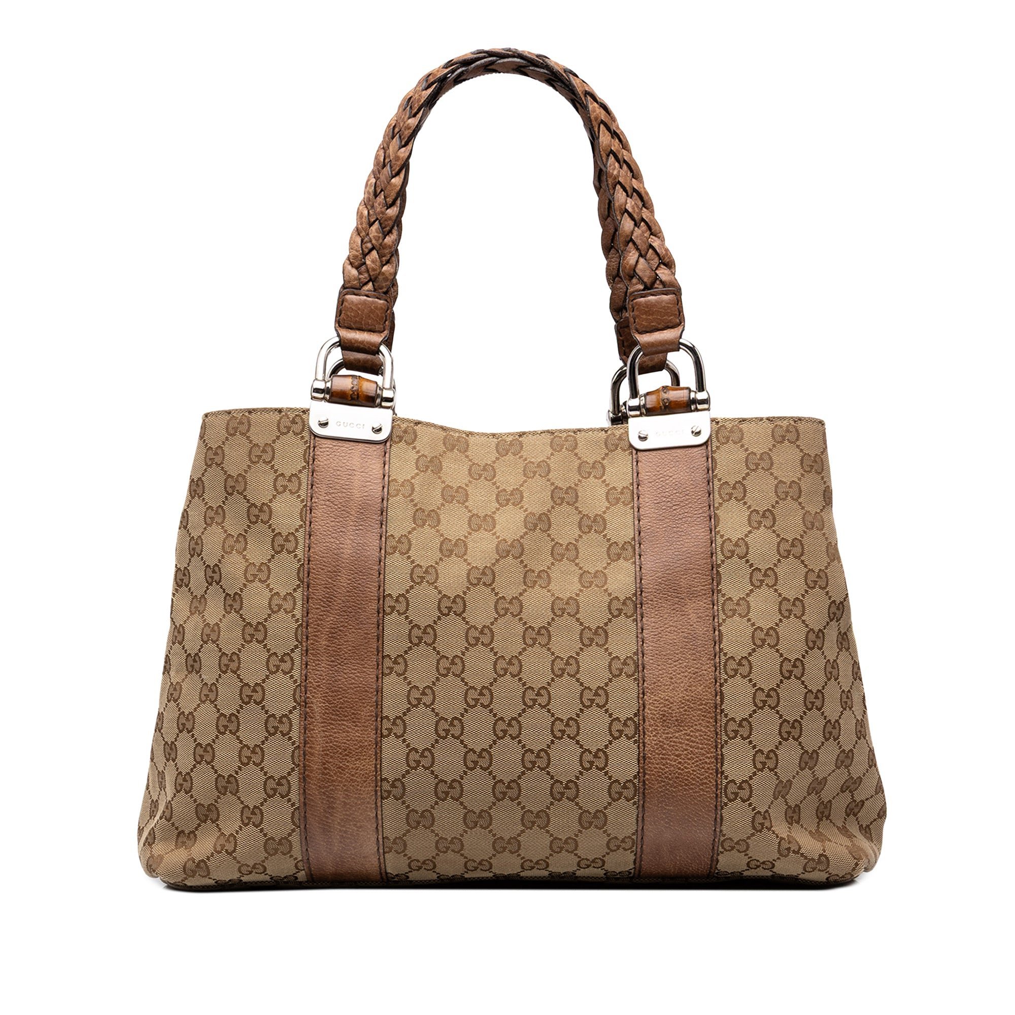 Bamboo leather tote