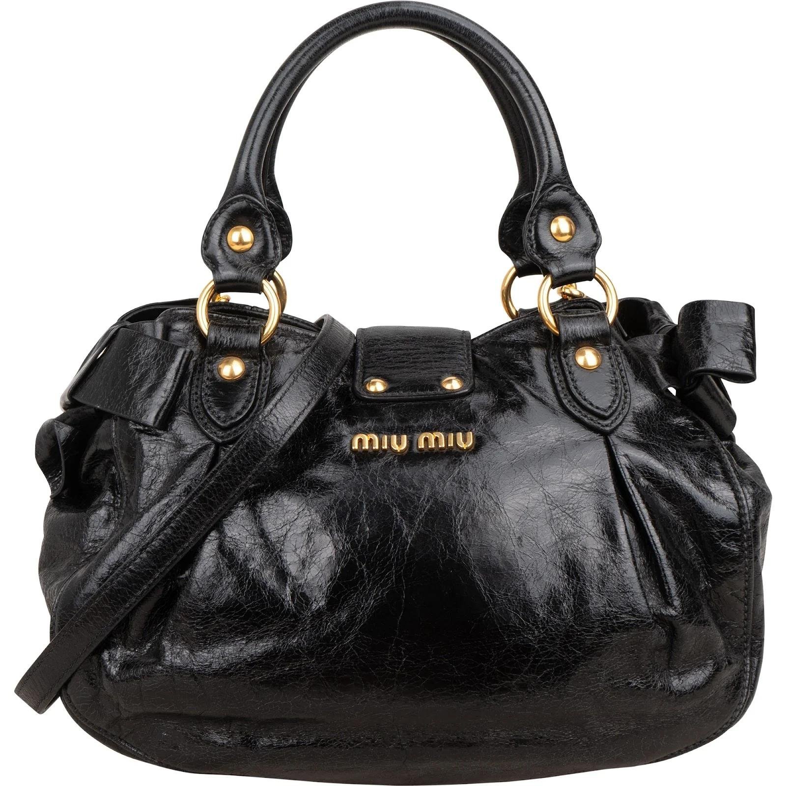 Miu Miu Vitello leather handbag