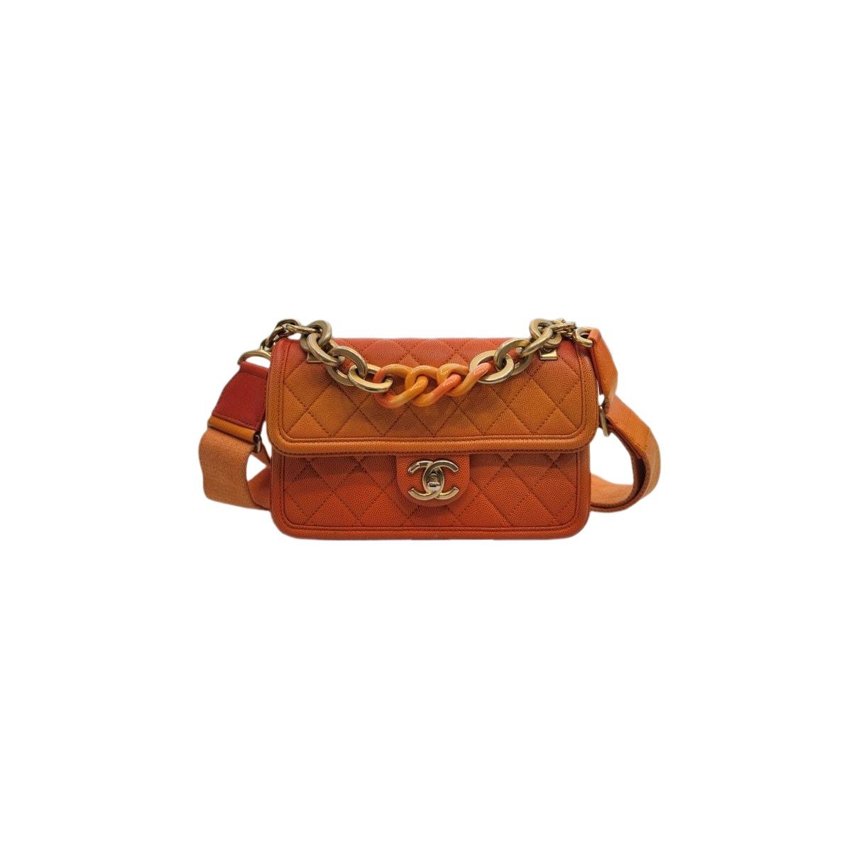 Leather clutch bag