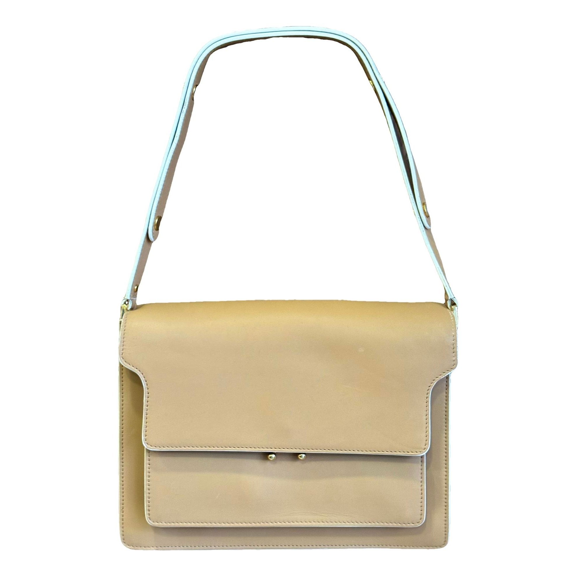 Marni Trunk leather crossbody bag