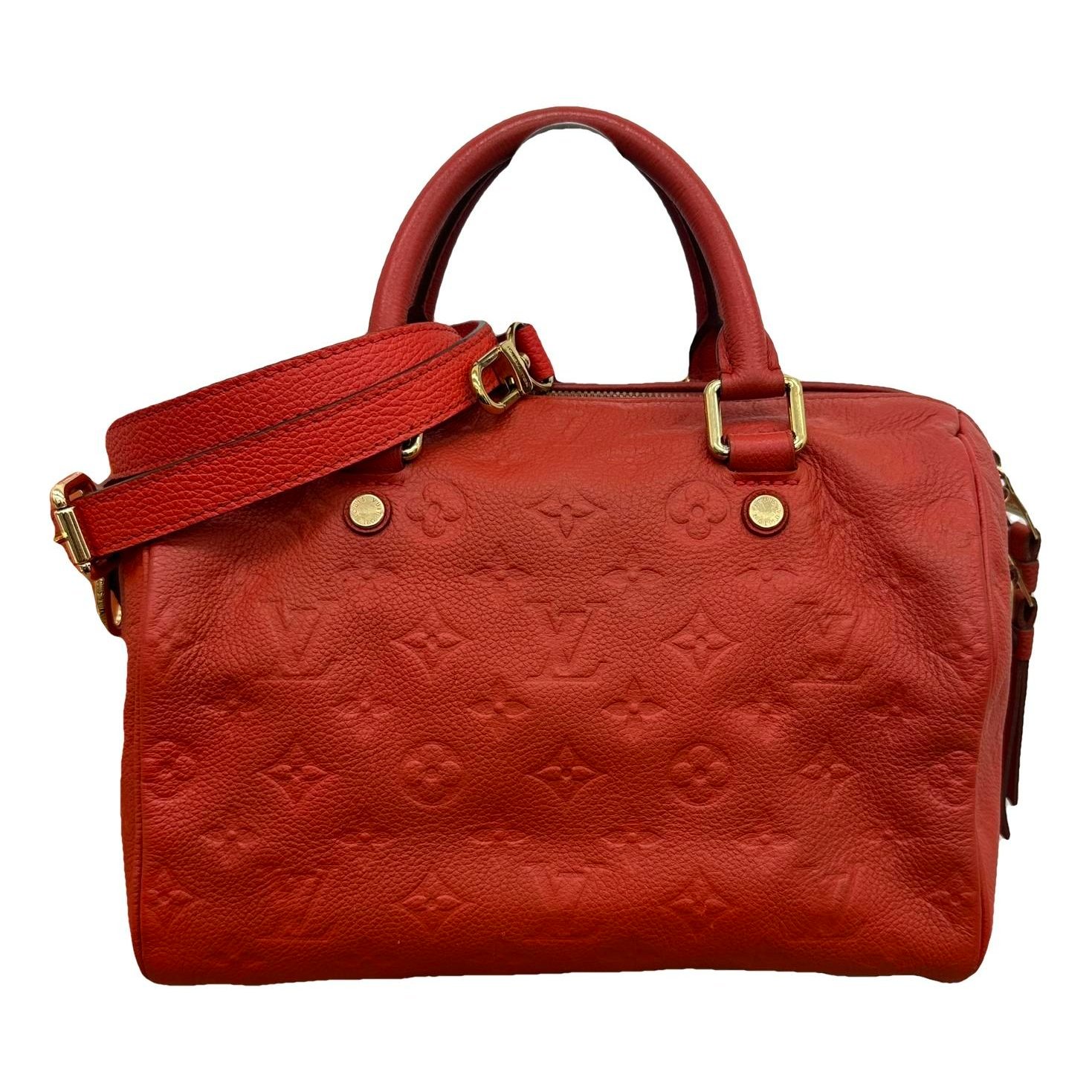 Speedy leather handbag