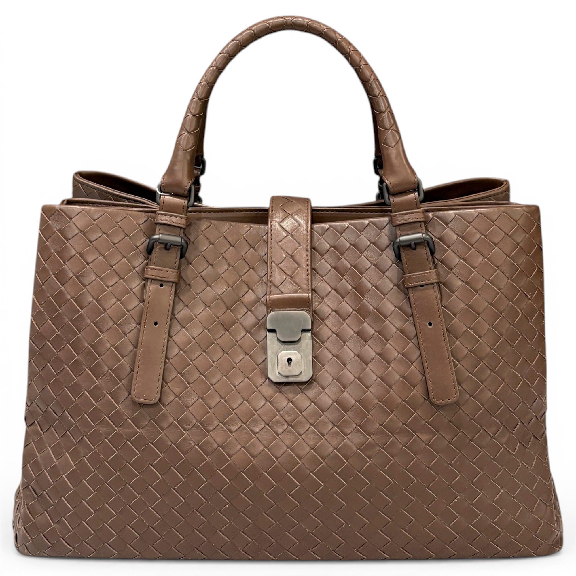 Roma leather tote