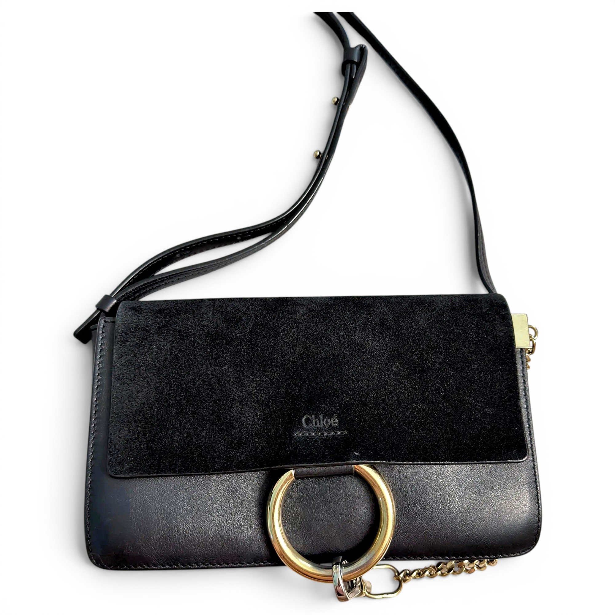 Faye leather crossbody bag