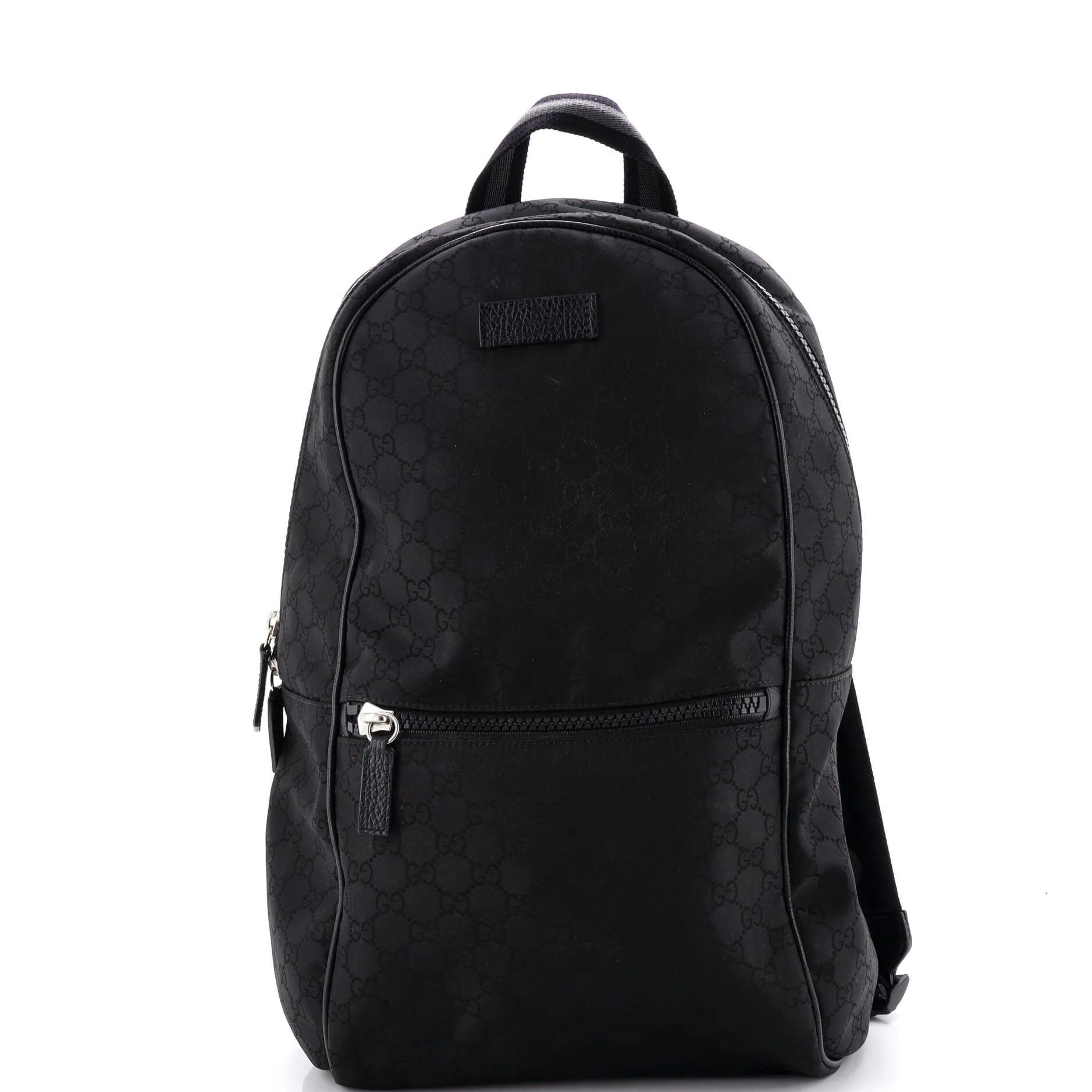 Leather backpack