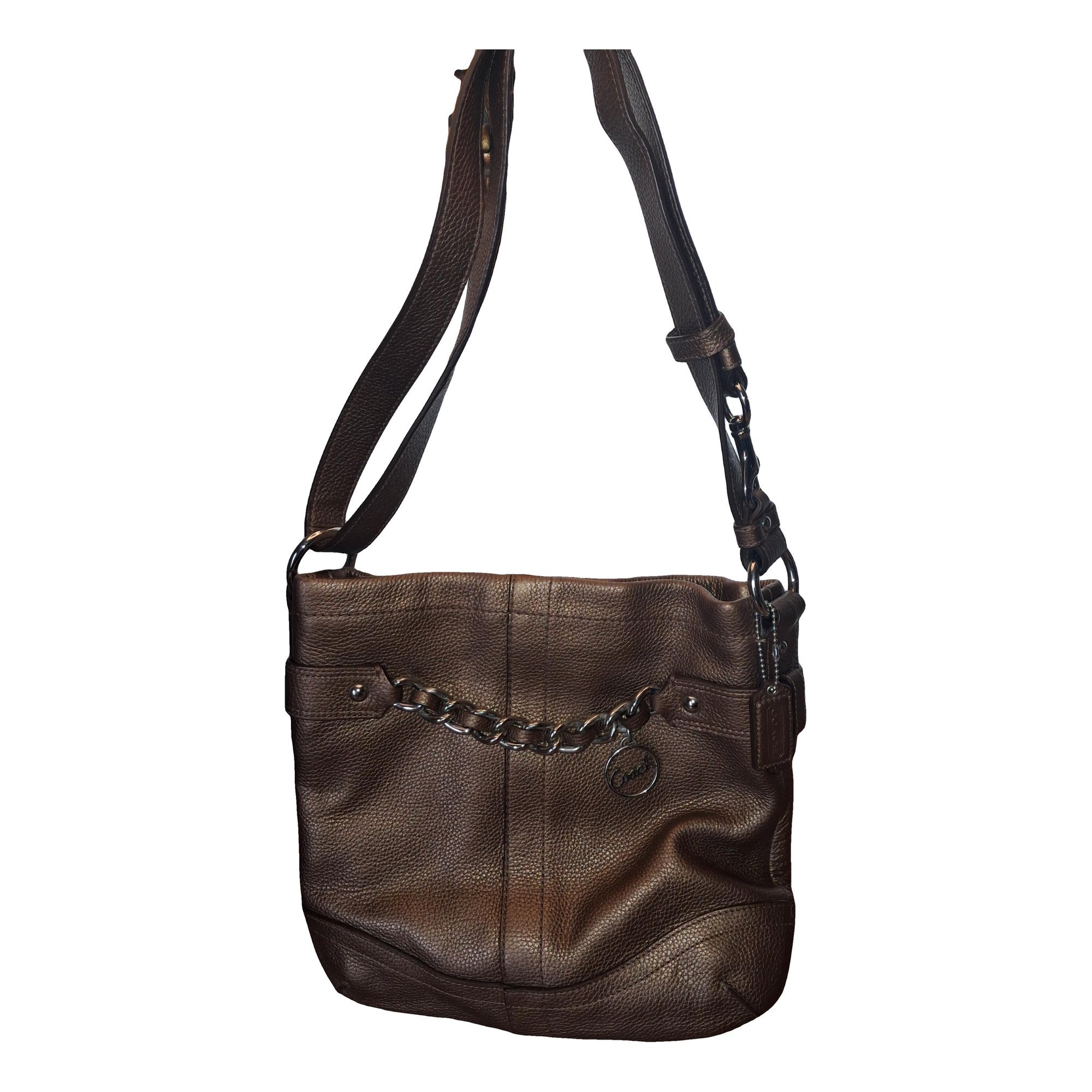 Leather handbag