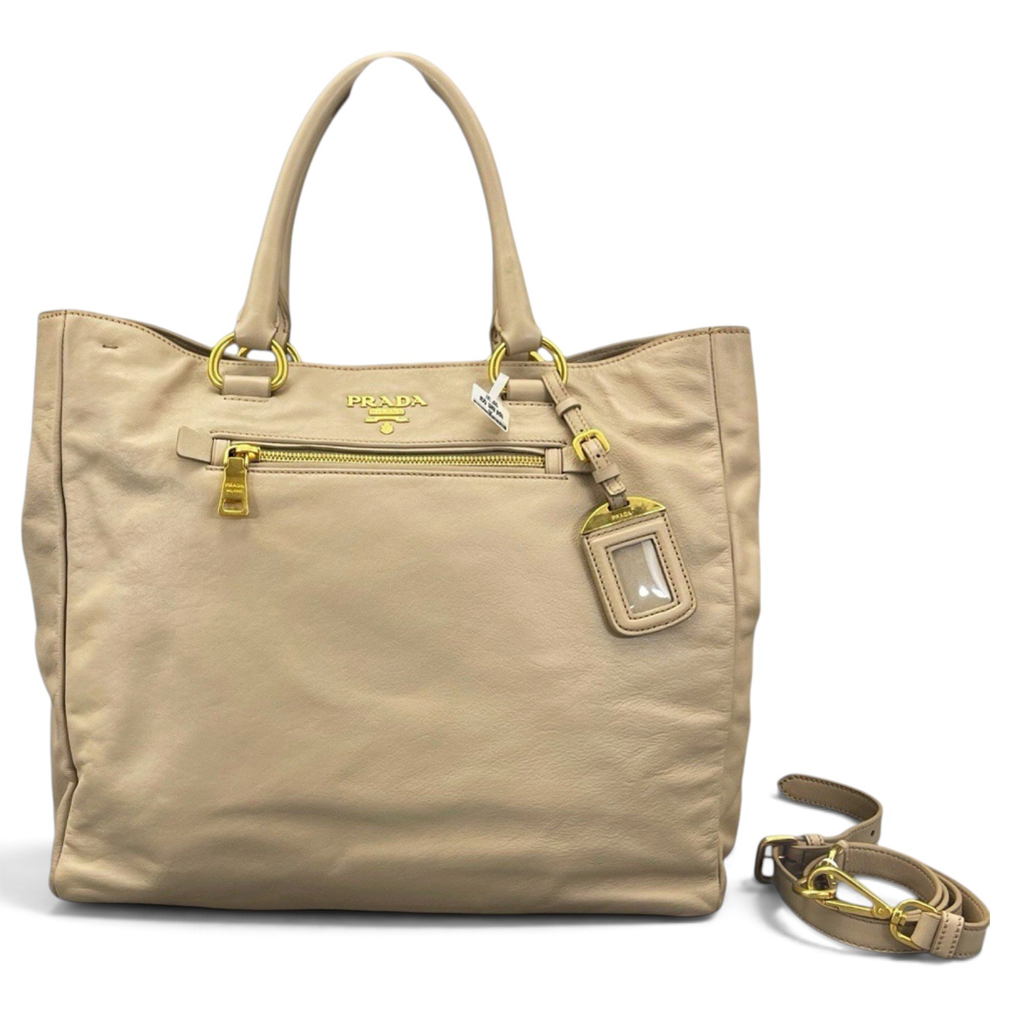 Leather tote