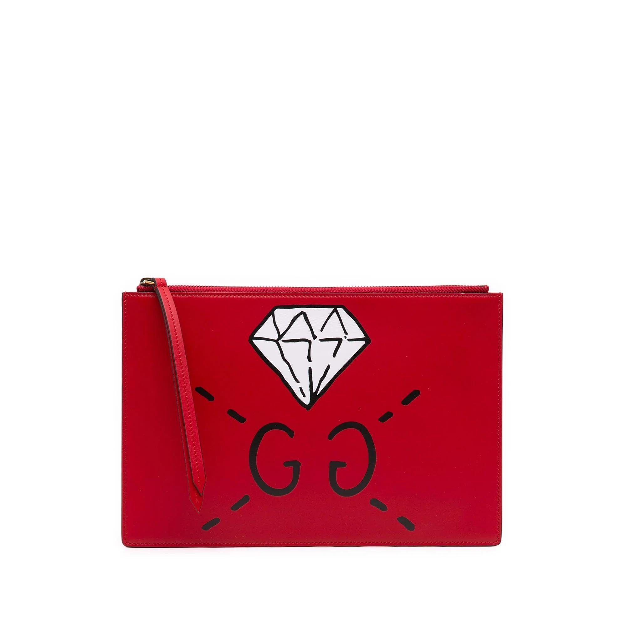 Gucci B leather handbag