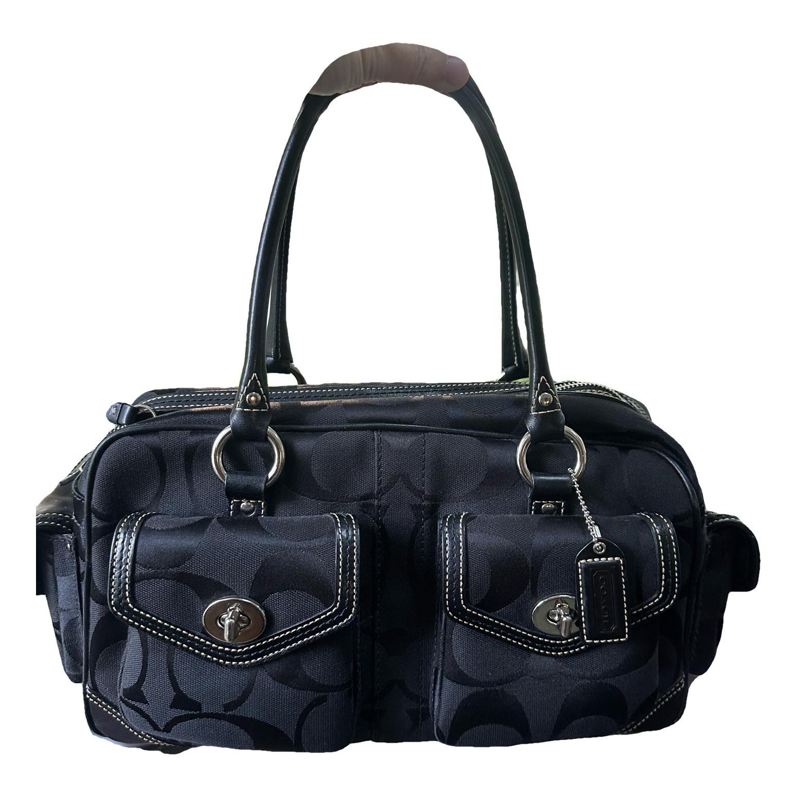 Leather satchel