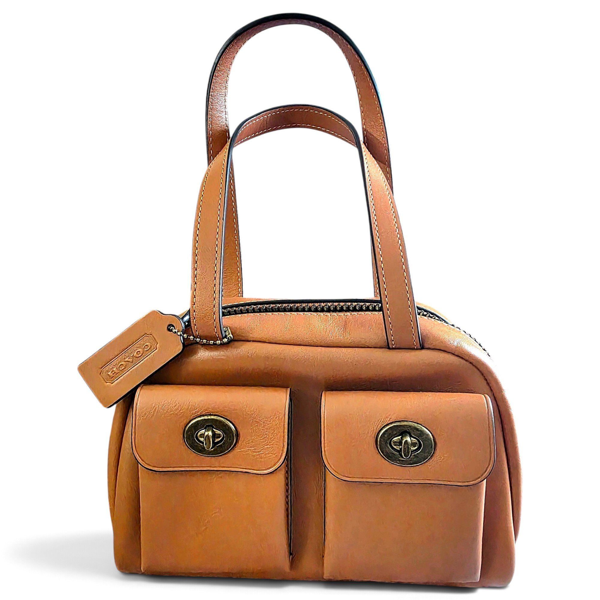 Leather satchel