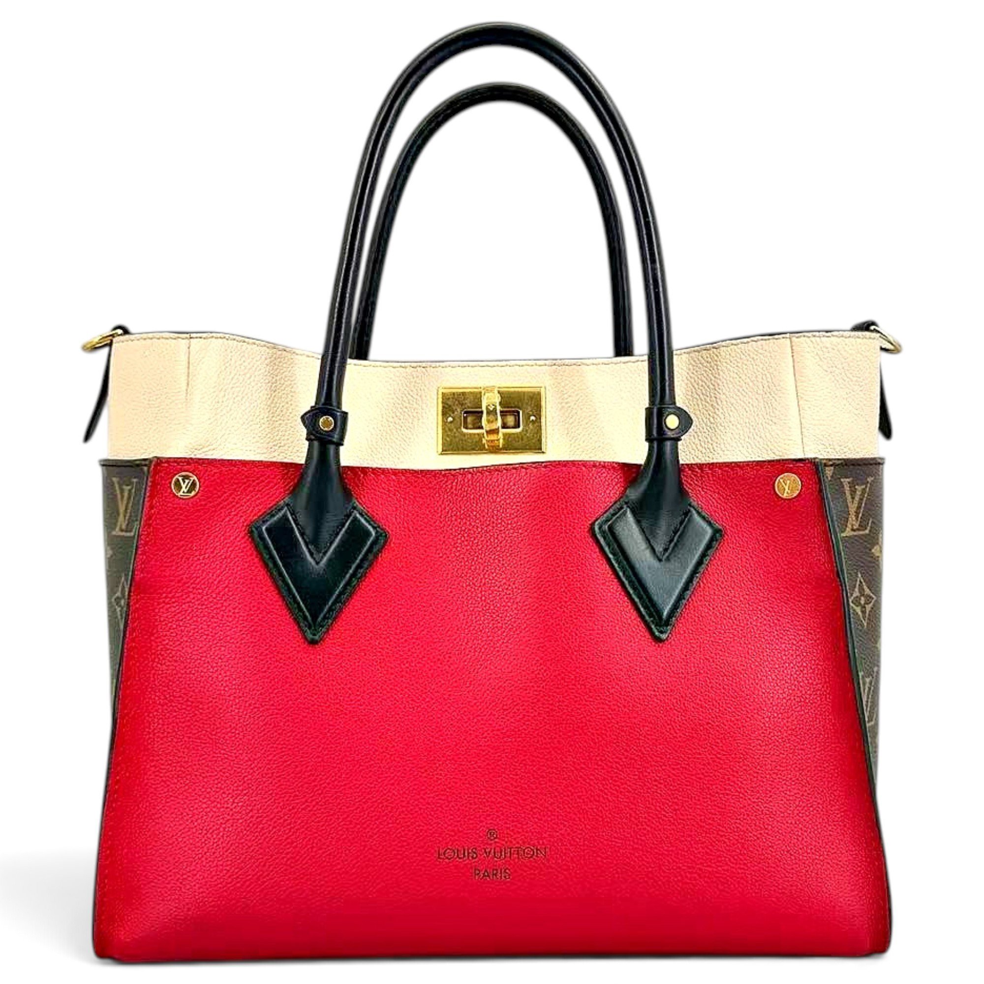 On My Side leather handbag