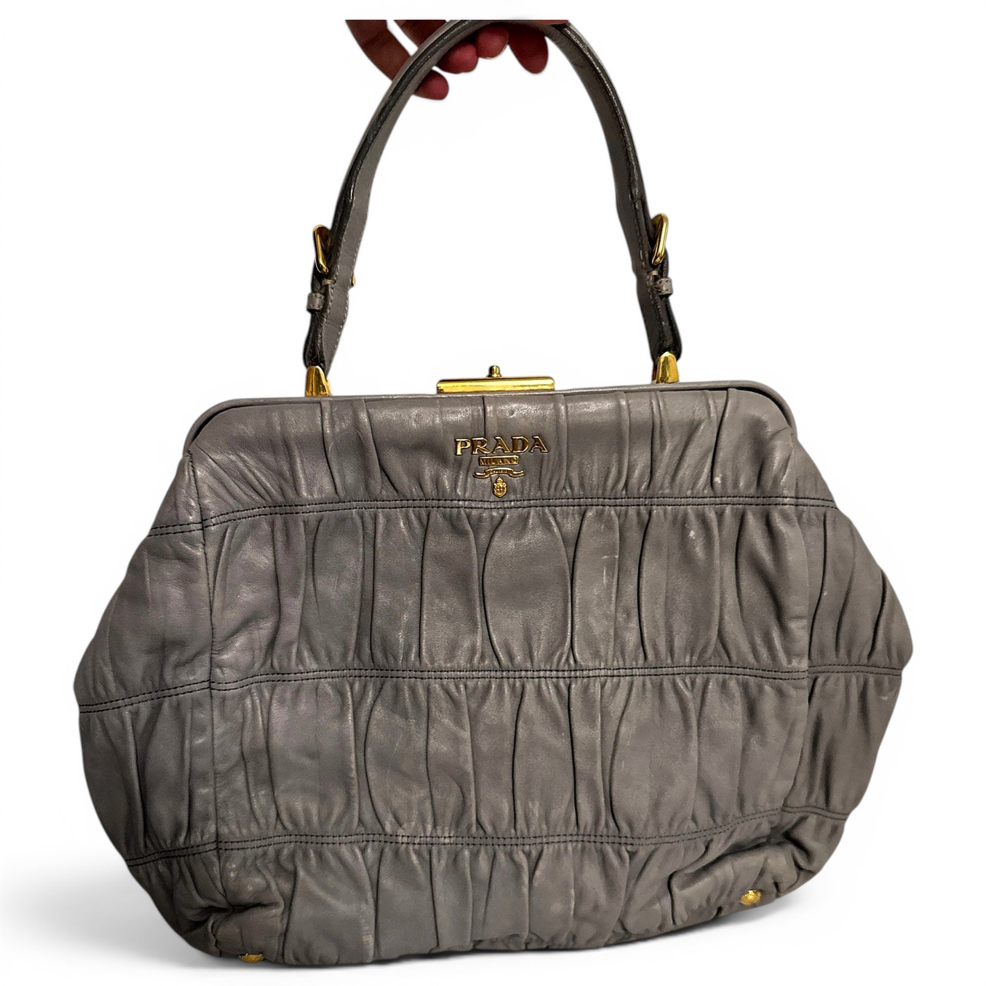 Leather handbag