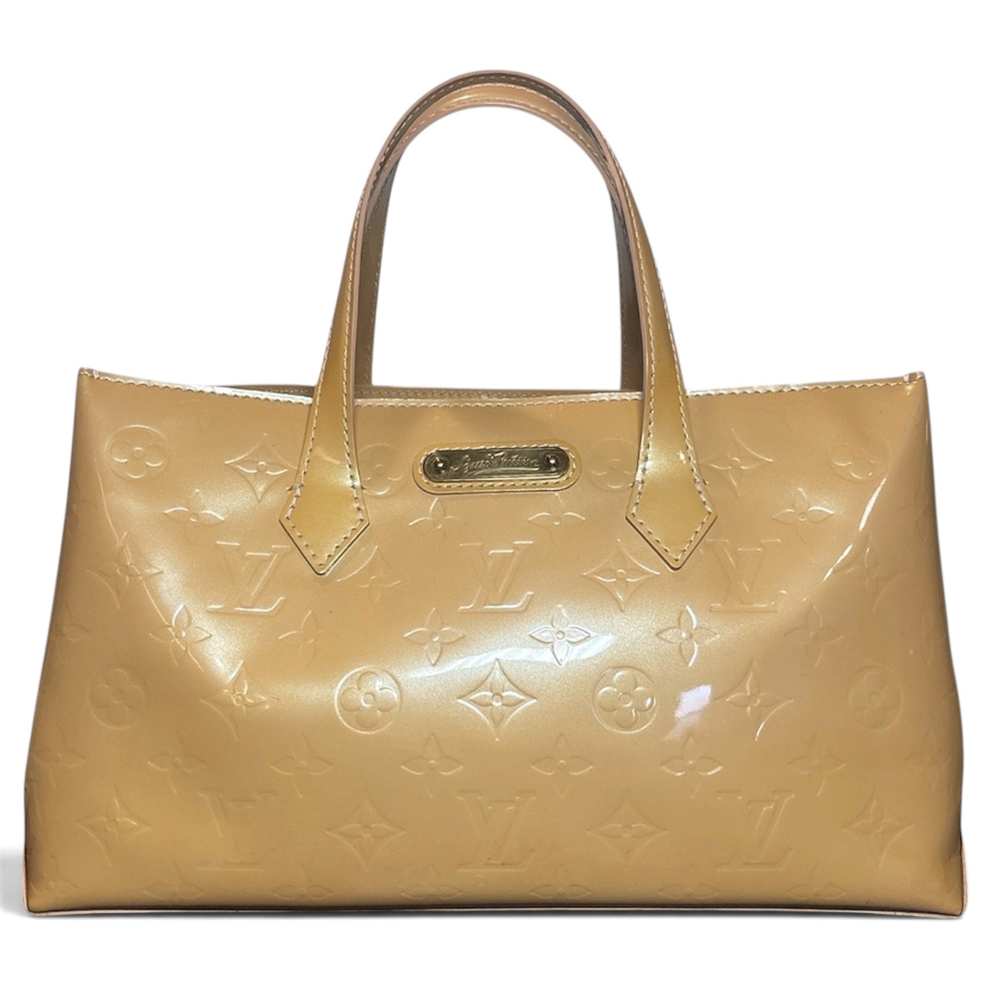 Wilshire patent leather tote