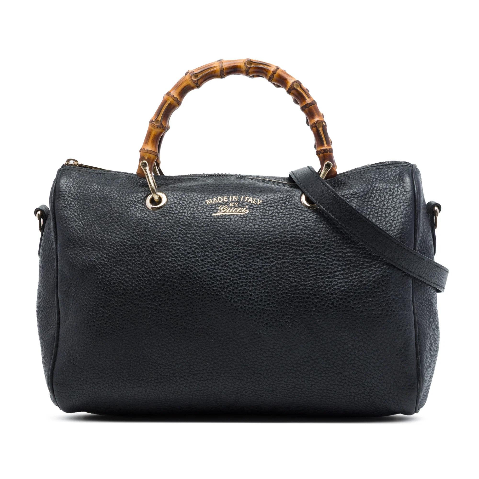 Bamboo leather bag