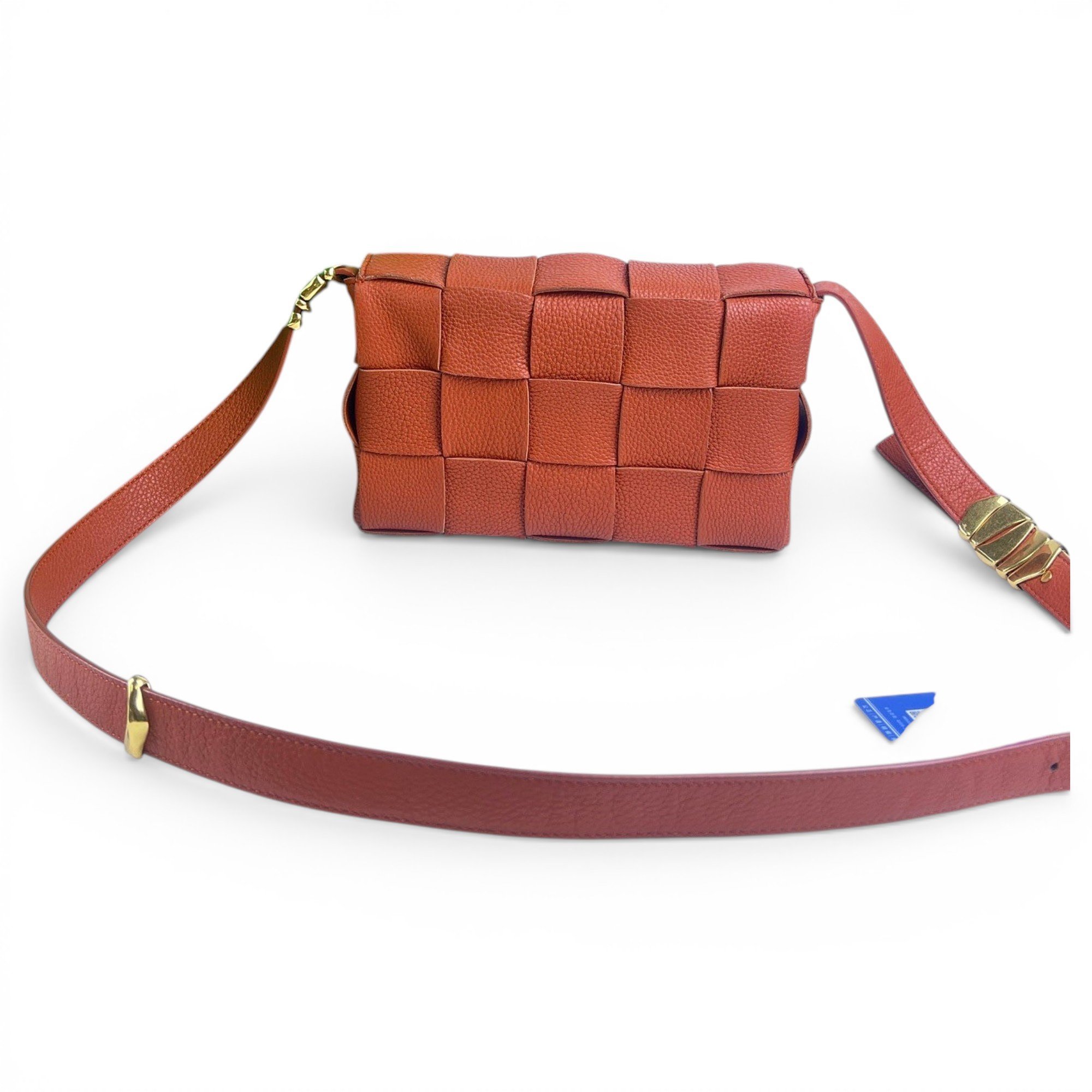 Cassette leather crossbody bag