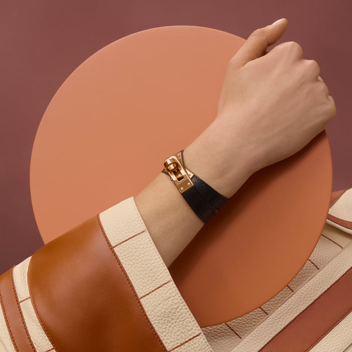 Noir Kelly Double Tour Bracelet