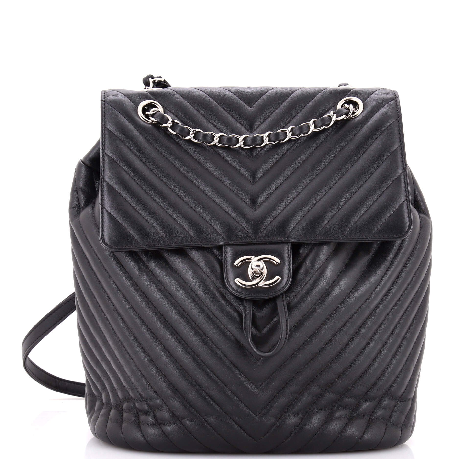 Urban Spirit Backpack Chevron Leather Large