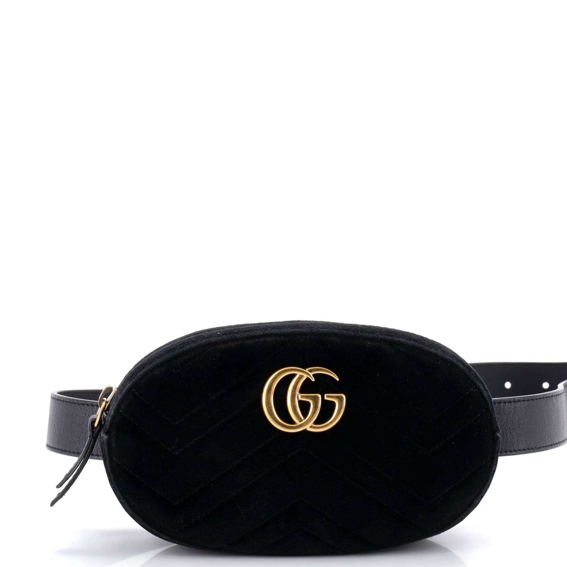 GG Marmont Belt Bag Matelasse Velvet
