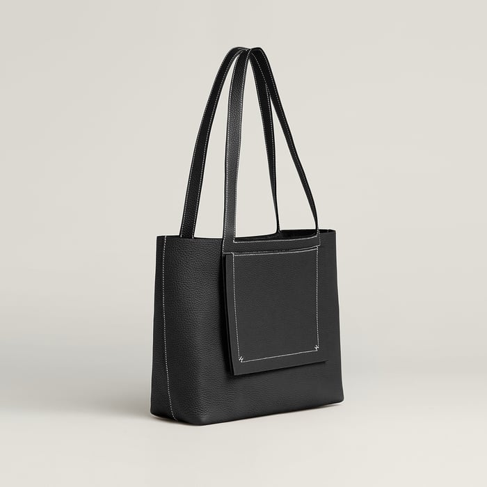 Noir Hermès Cabasellier 31 Bag