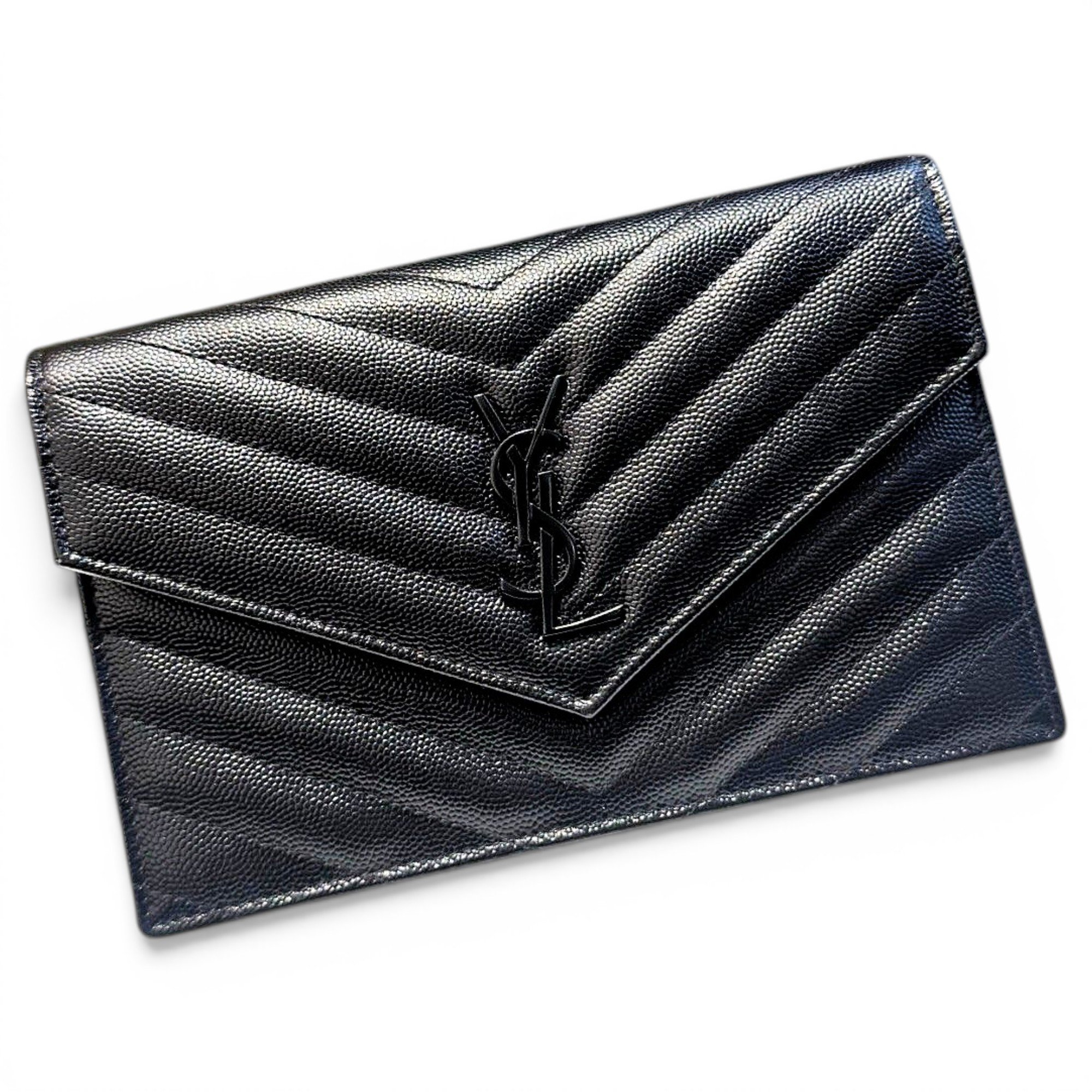 Portefeuille enveloppe leather handbag