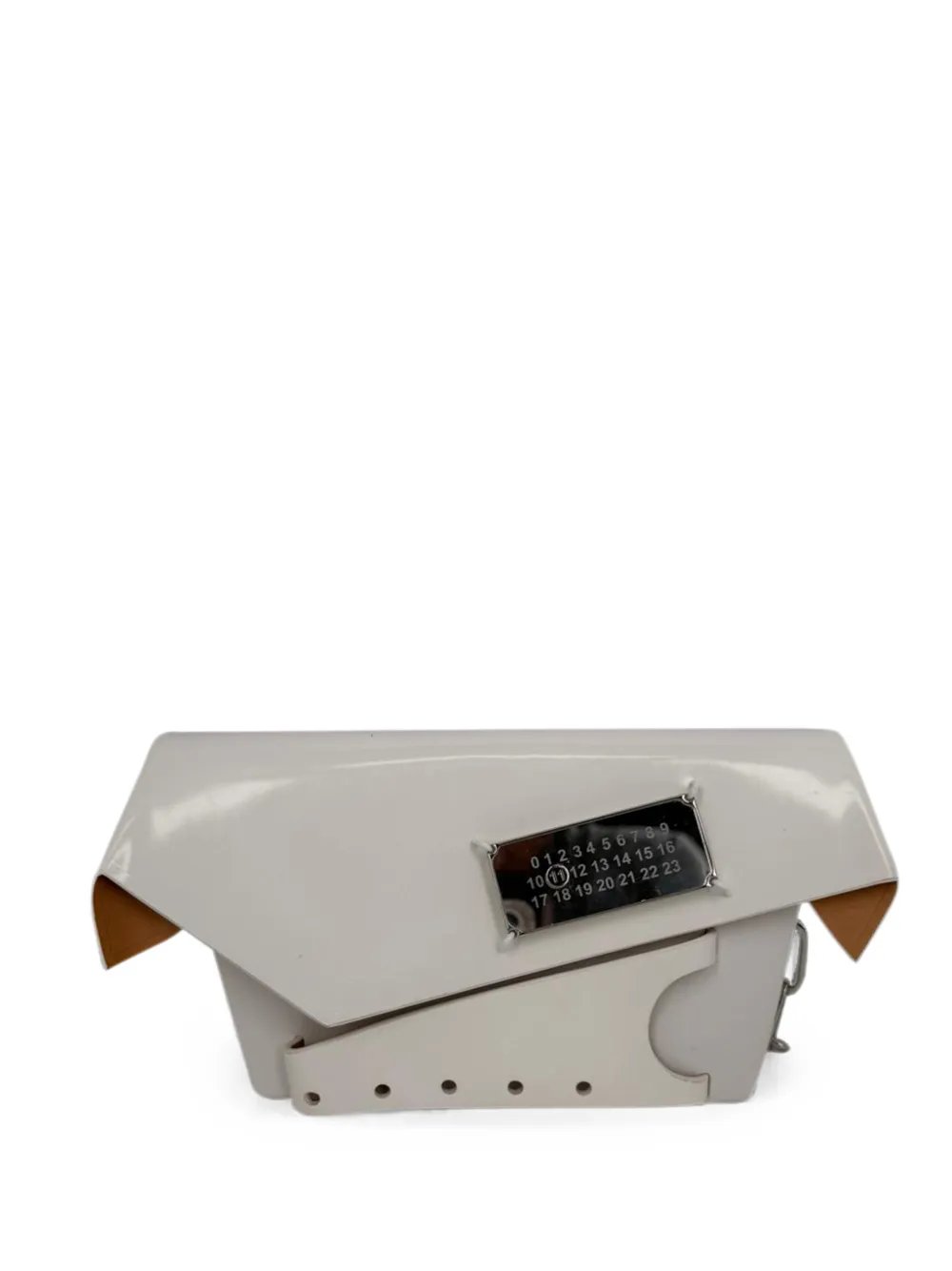 Maison Martin Margiela Snatched patent leather shoulder bag