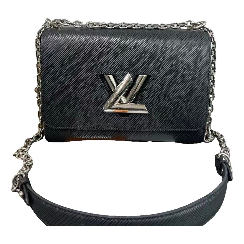 Twist leather handbag
