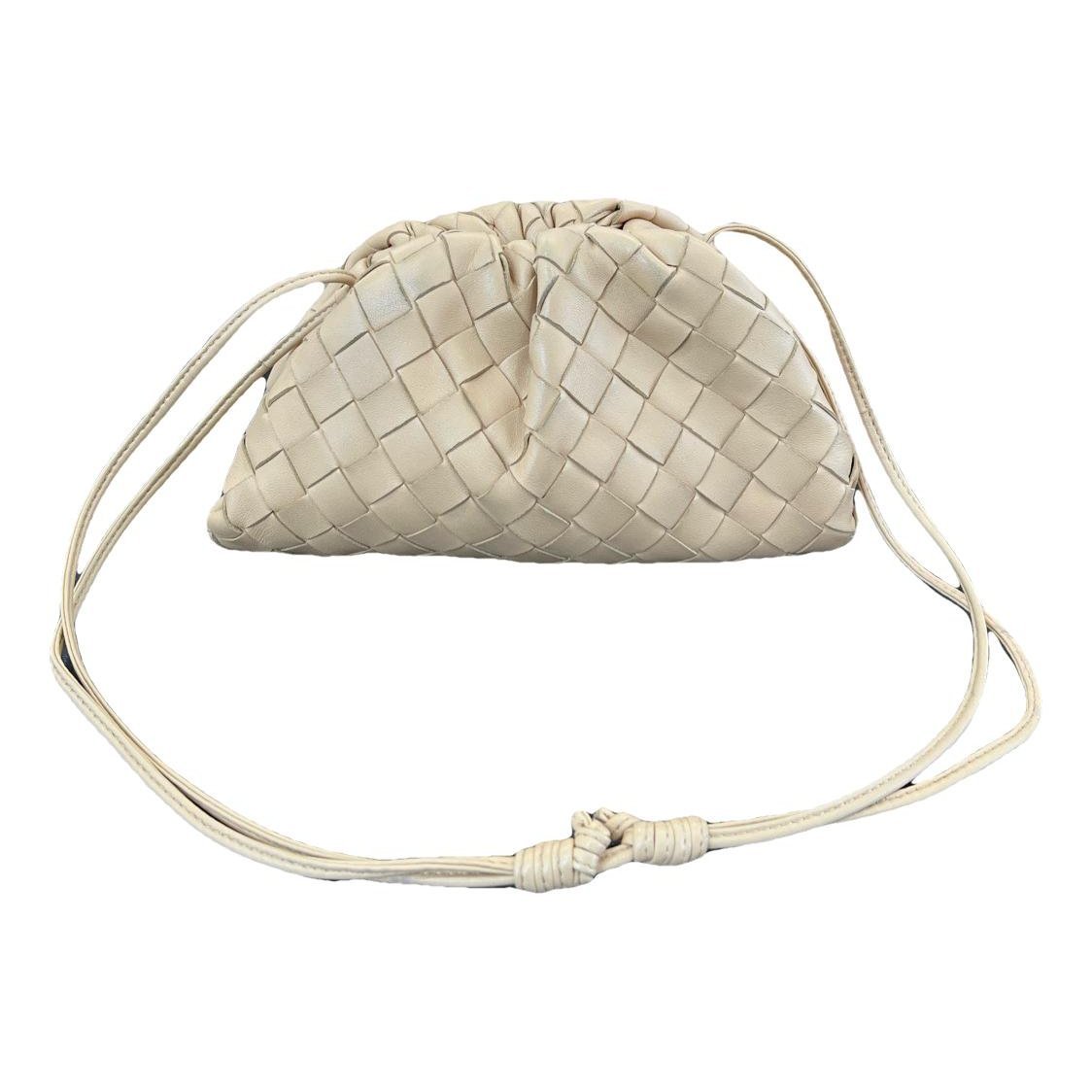 Pouch leather handbag