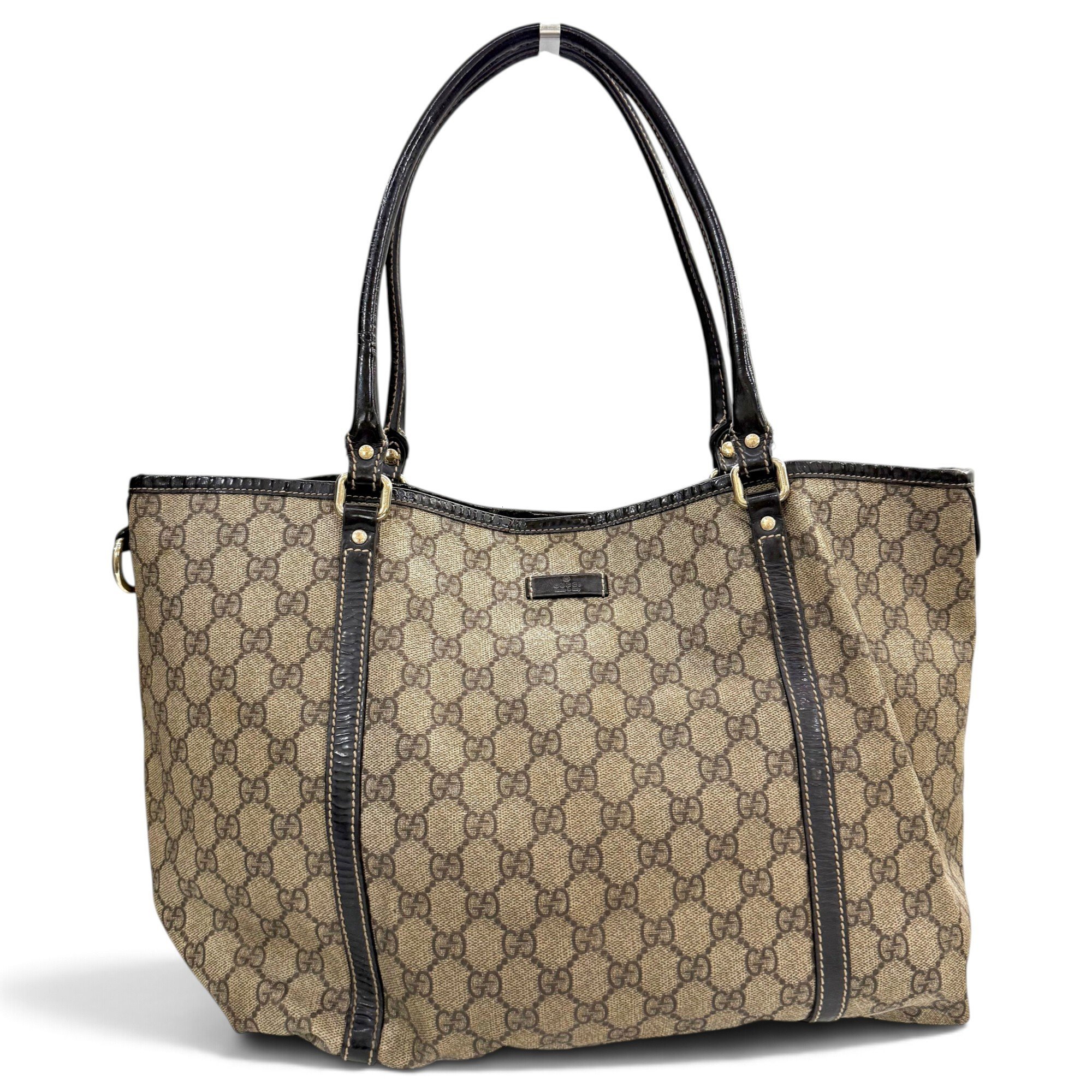 Abbey patent leather handbag