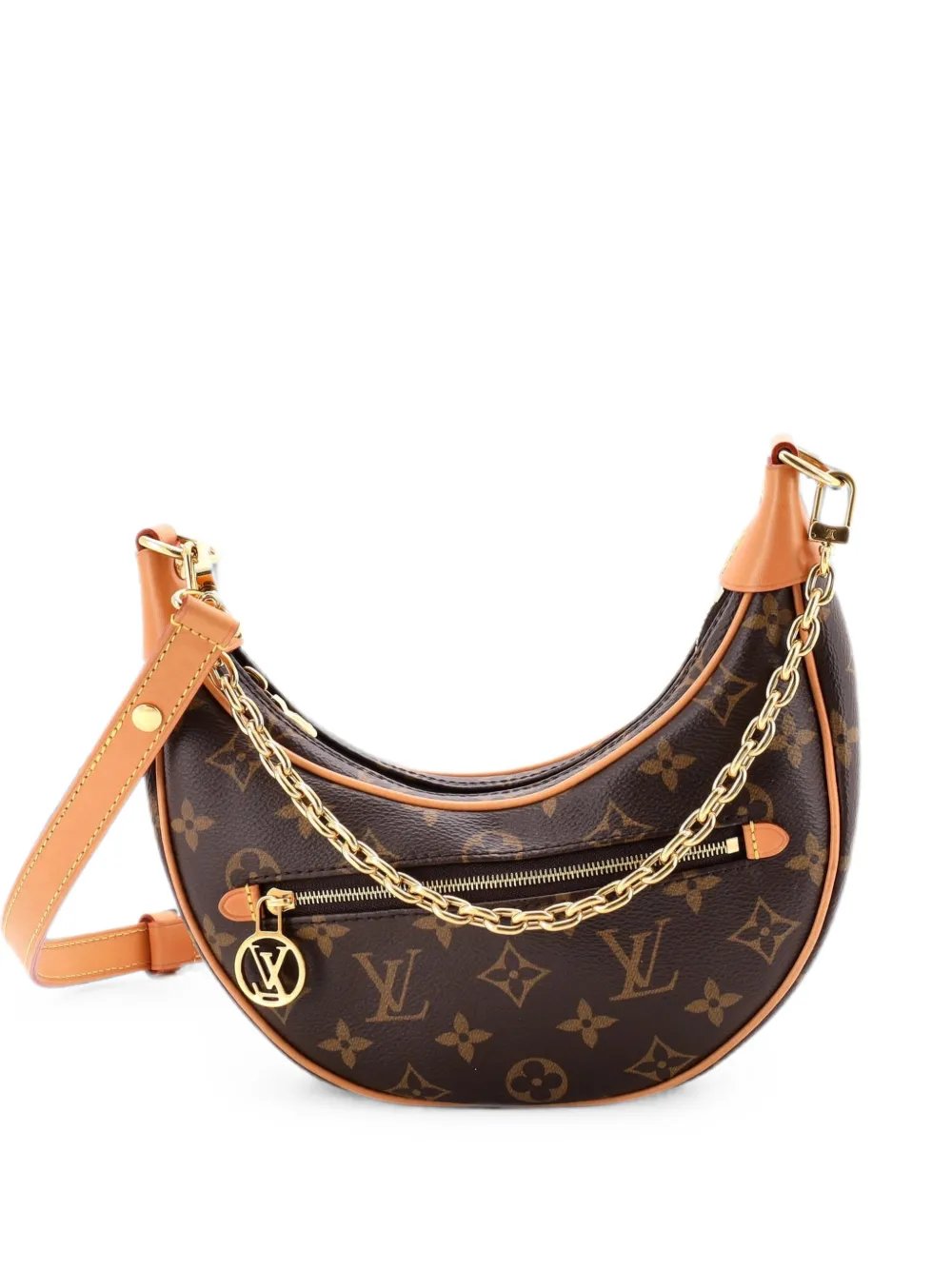 Looping NM Handbag Monogram Canvas shoulder bag