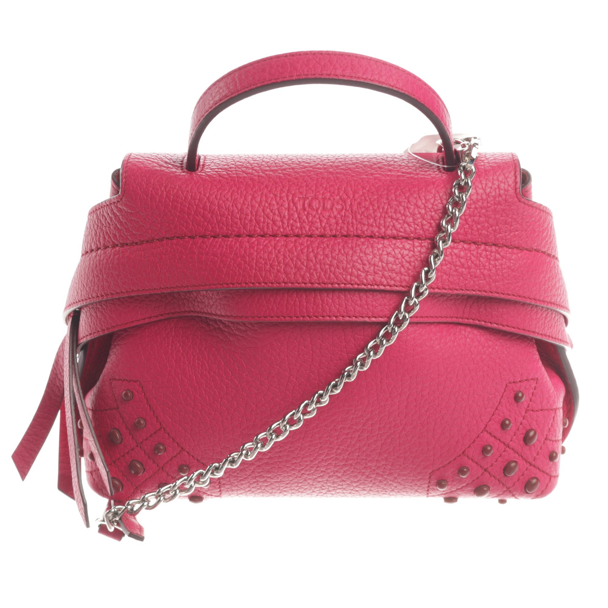 Wave leather bag