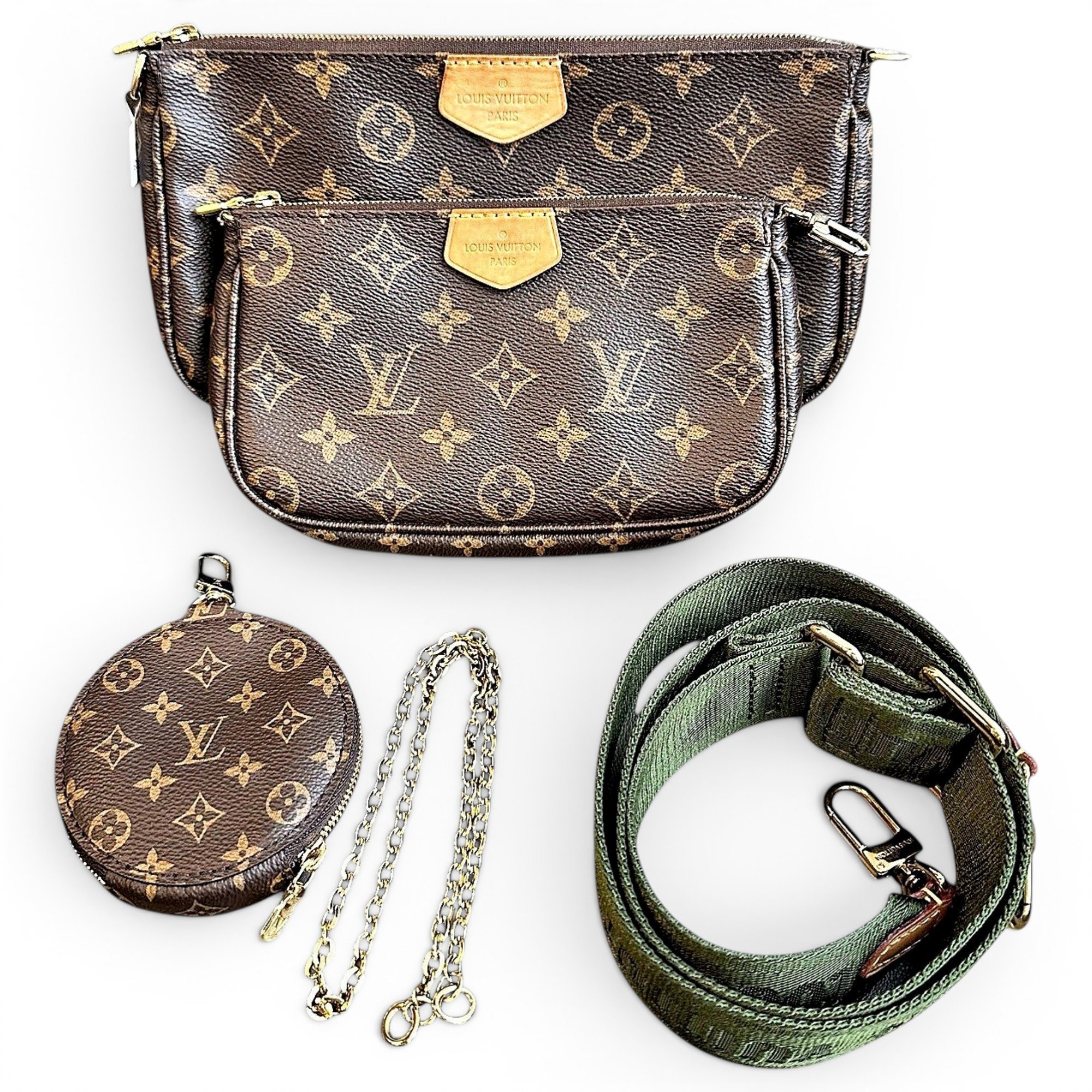 Multi Pochette Accessoires leather handbag