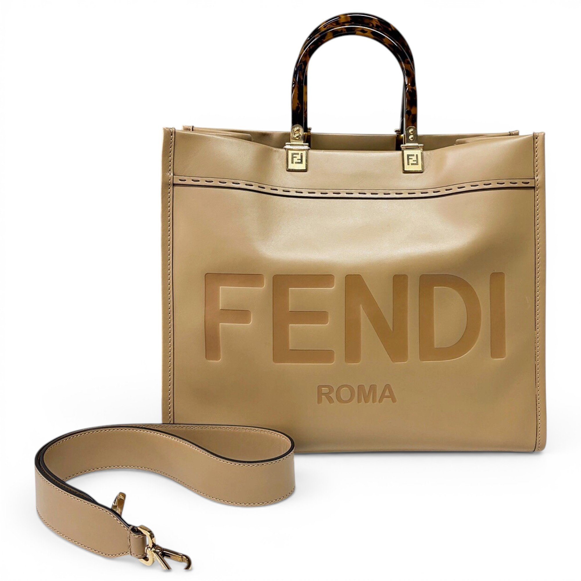 Leather handbag