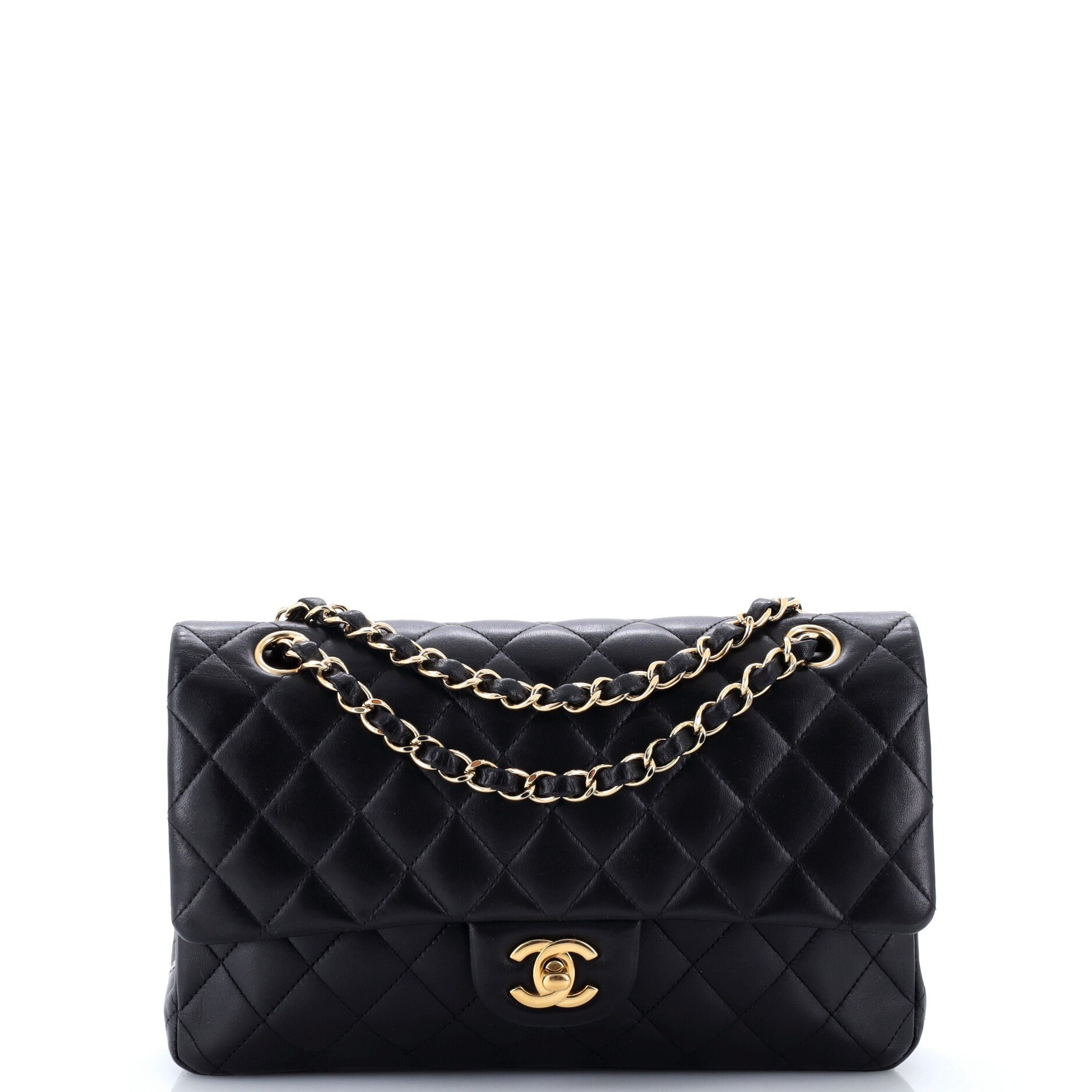 Classic Double Flap Bag Quilted Lambskin Medium
