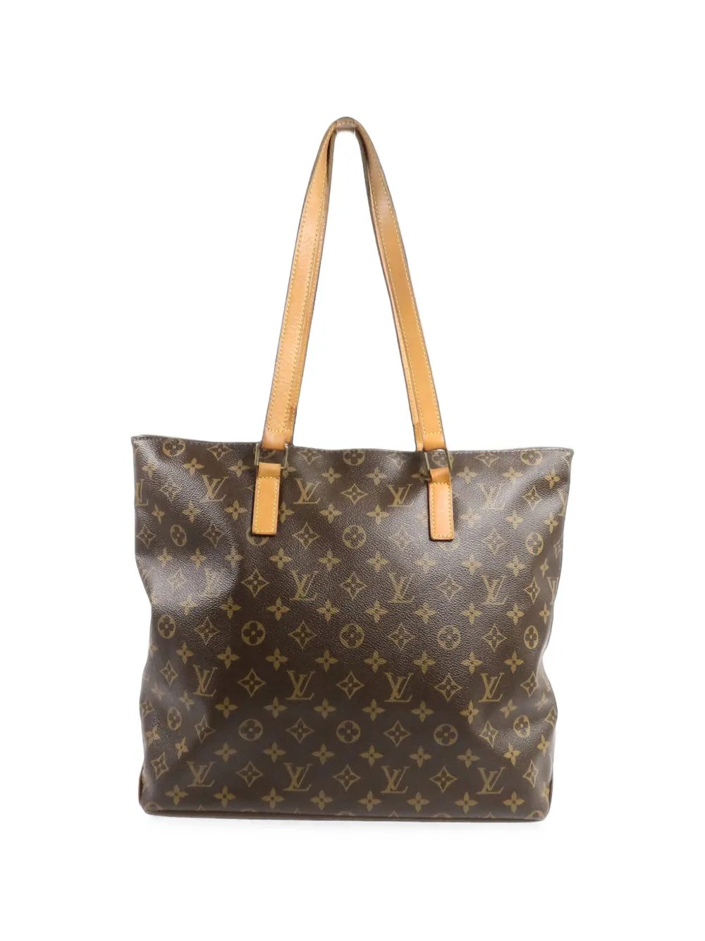monogram-pattern tote bag
