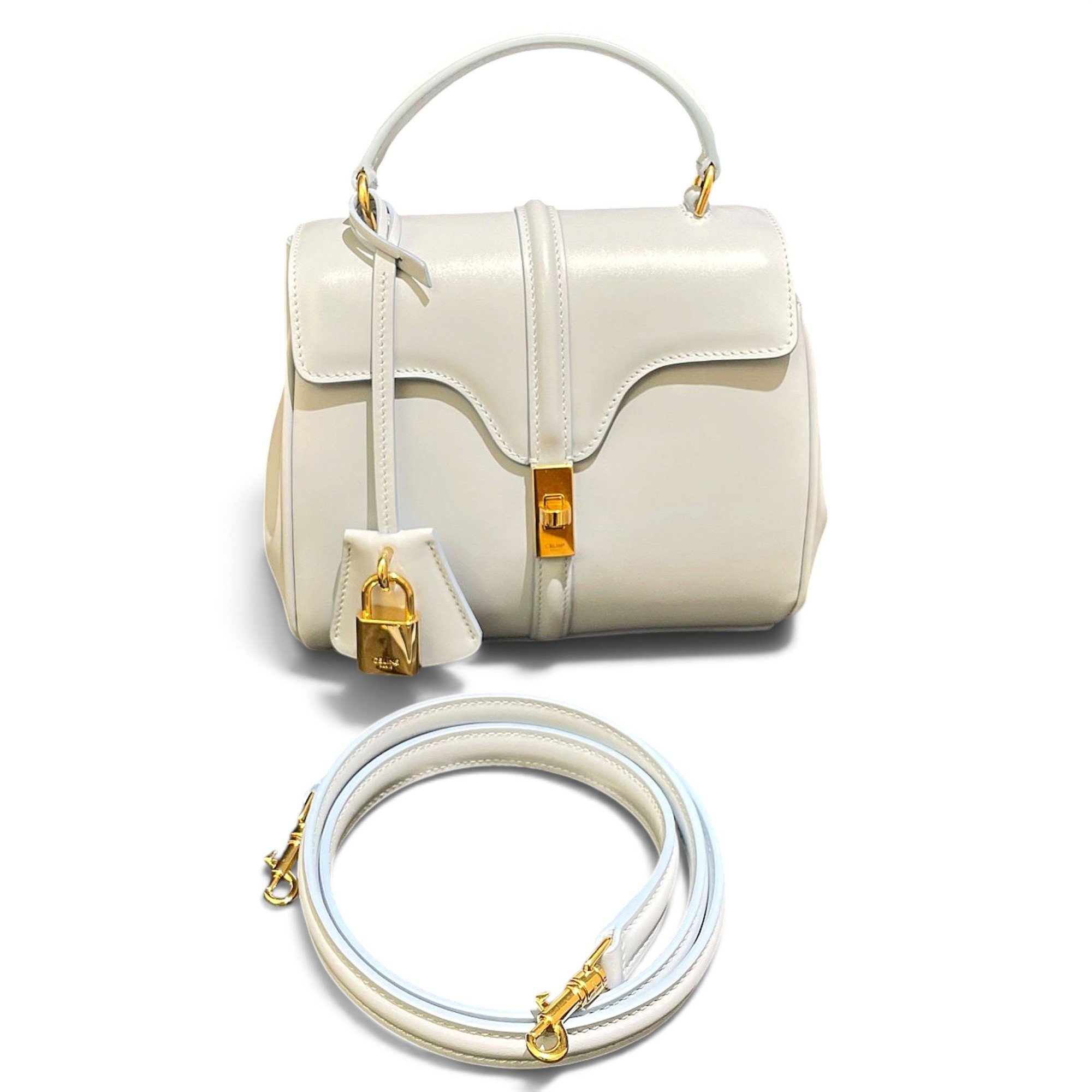 Sac 16 leather handbag