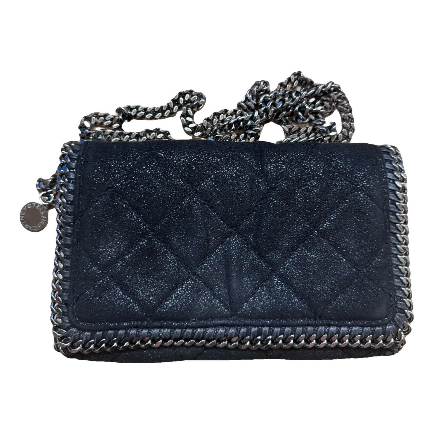 Falabella vegan leather clutch bag
