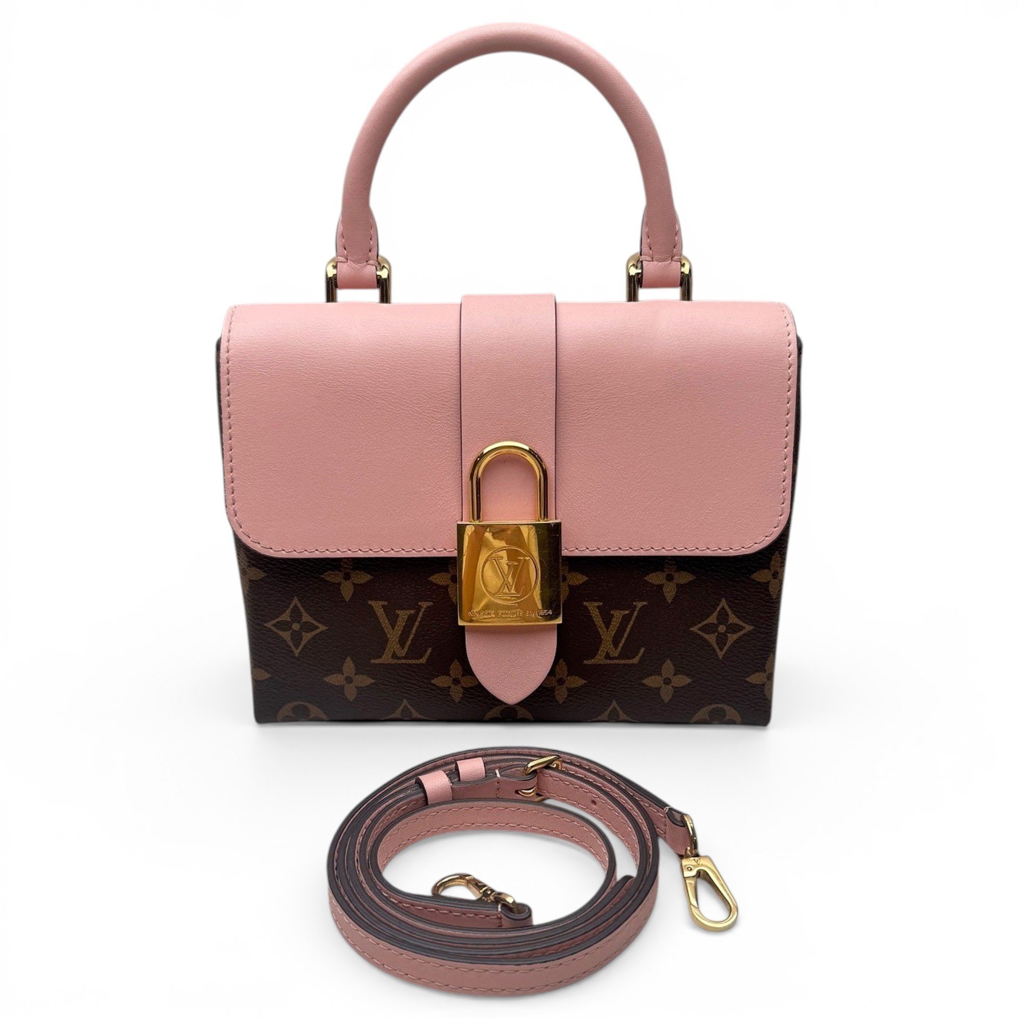 Louis Vuitton Locky BB leather handbag