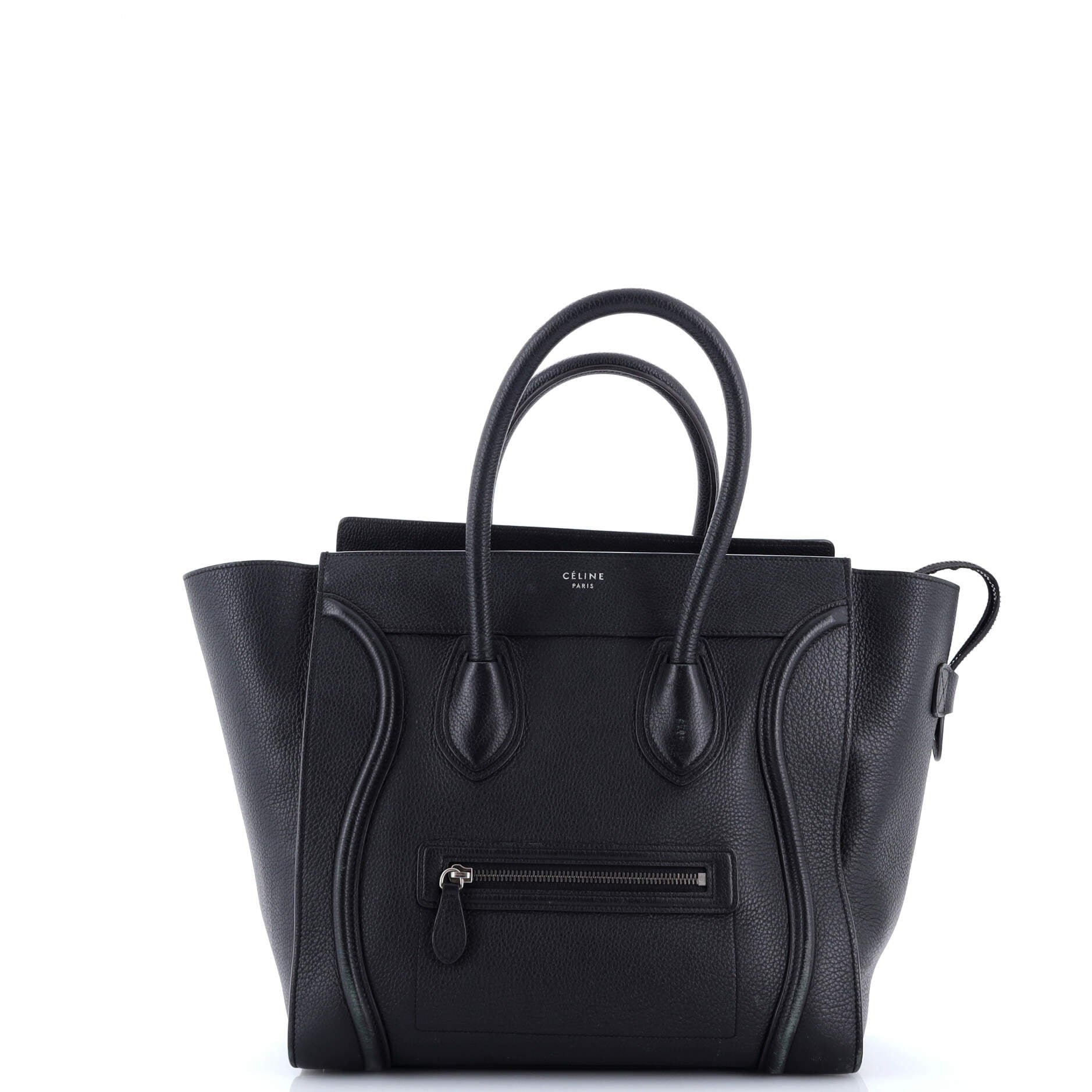Celine Luggage Bag Grainy Leather Mini