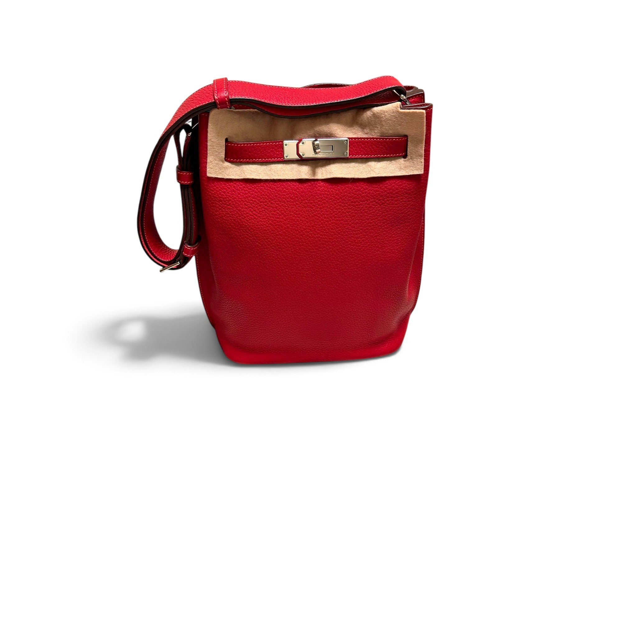 So Kelly leather handbag
