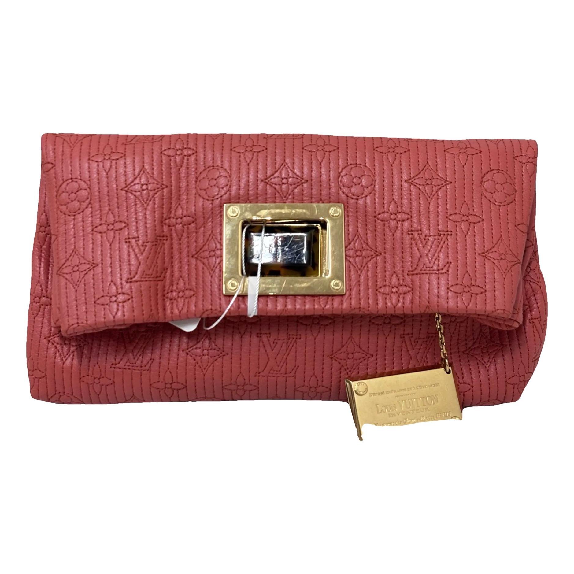 Altair leather clutch bag