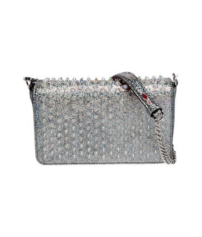 Christian Louboutin Louboutin Glitter Zoompouch Spiked