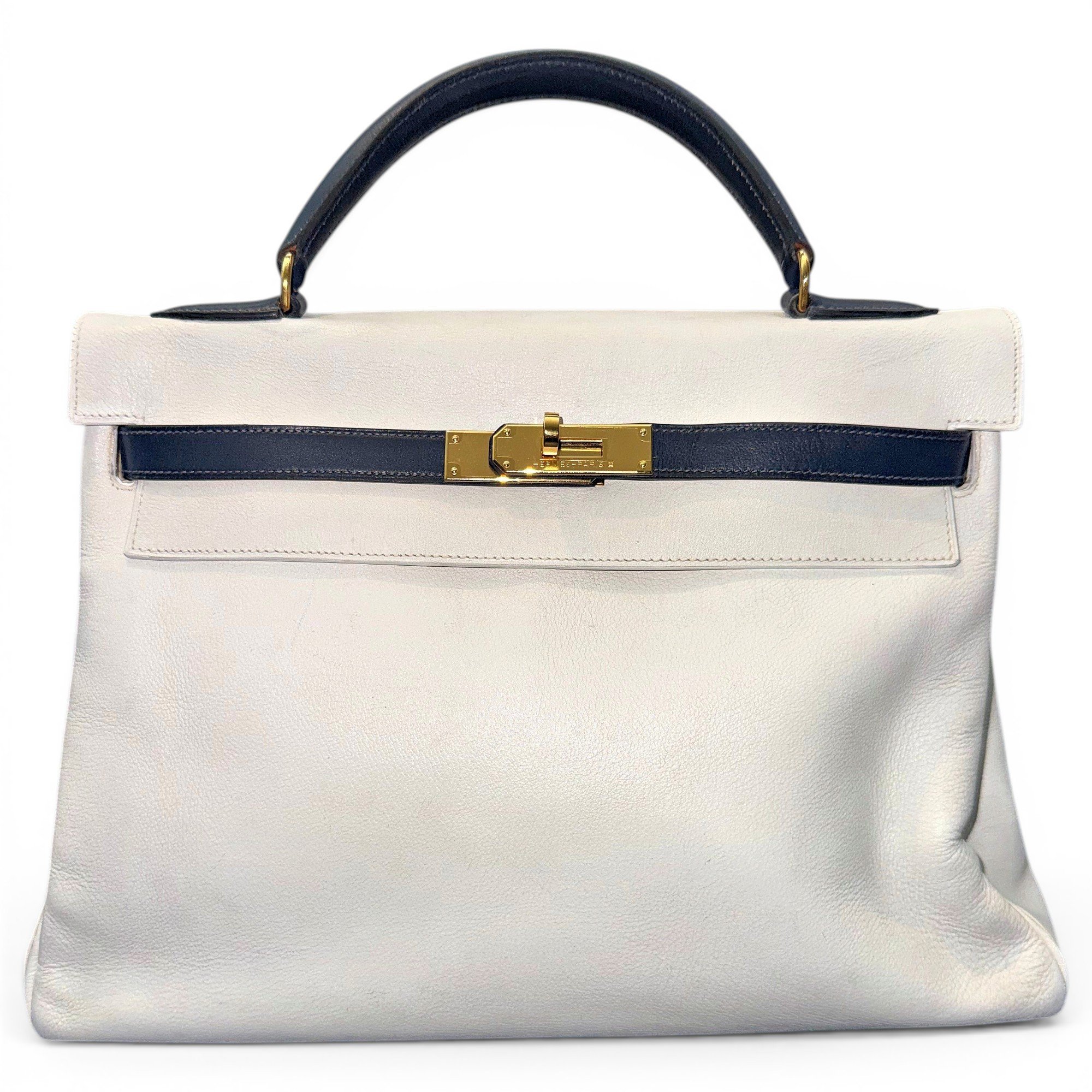 Kelly 32 leather handbag