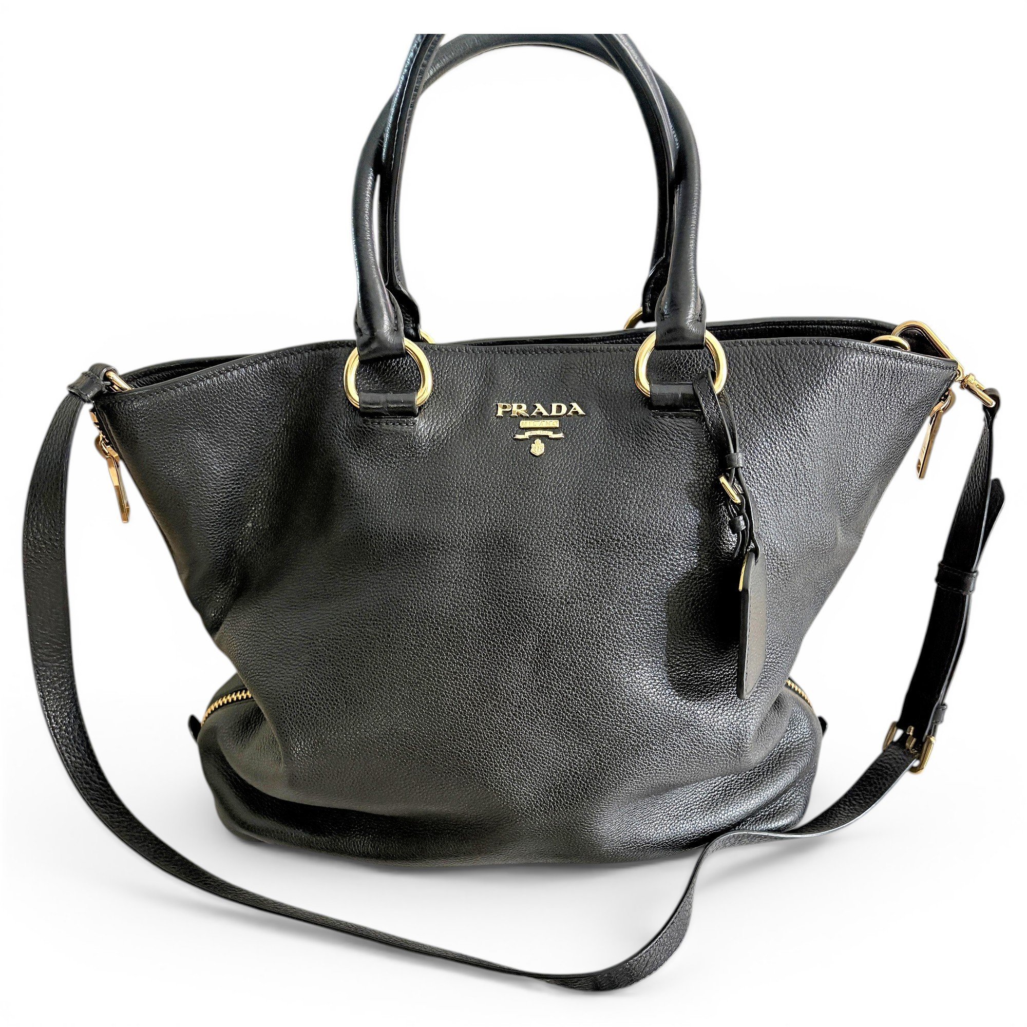 Panier leather handbag