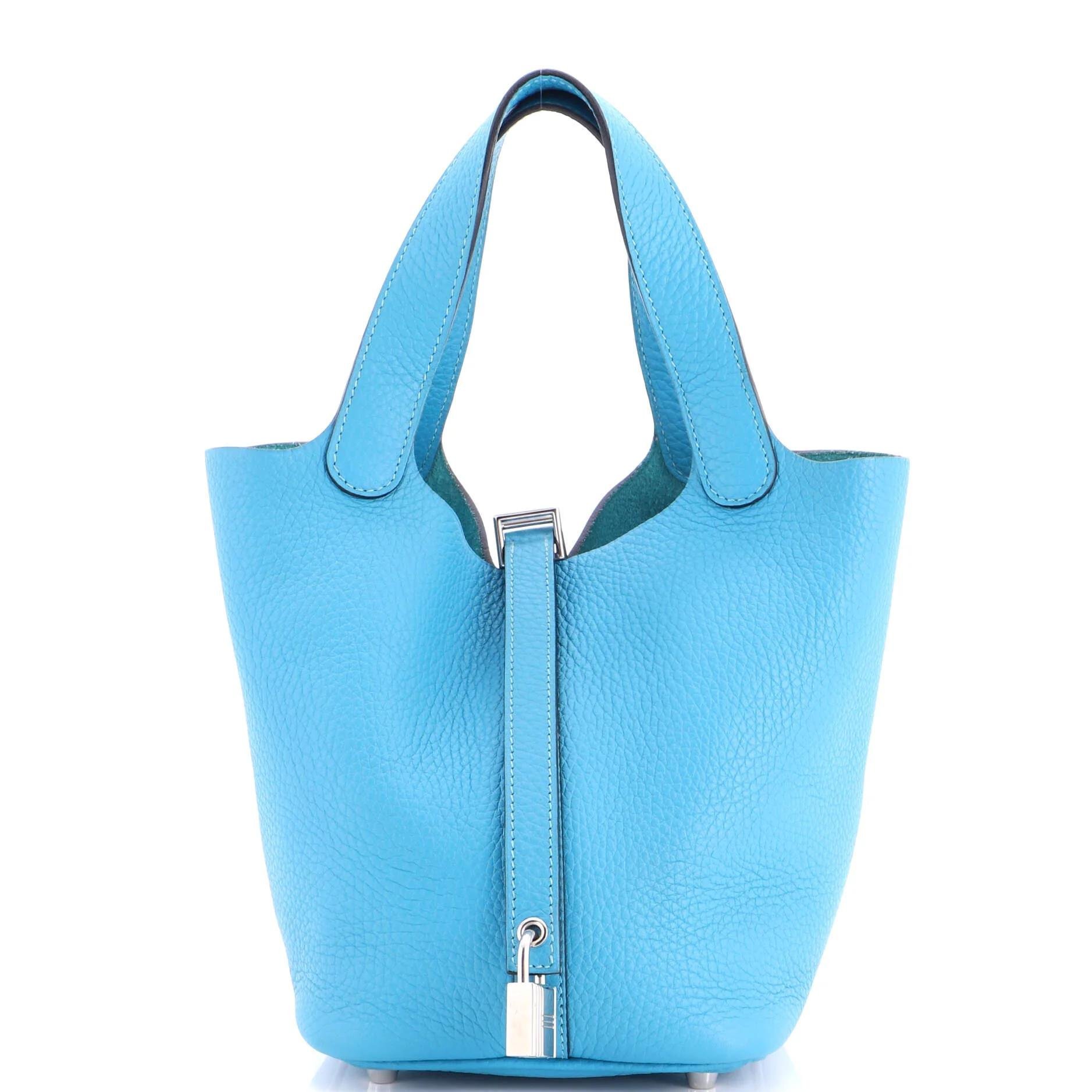 Picotin leather handbag