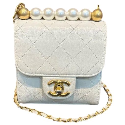 Trendy CC leather crossbody bag