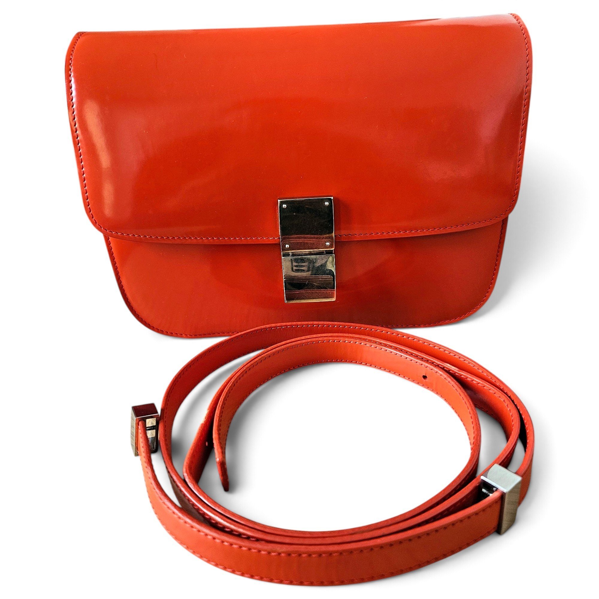 Classic leather handbag